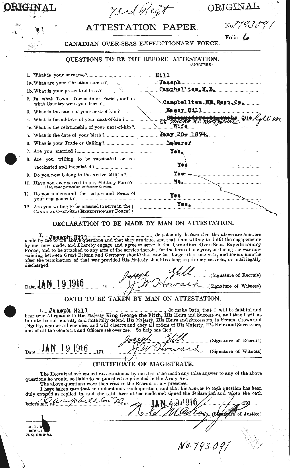 Personnel Records of the First World War - CEF 404211a