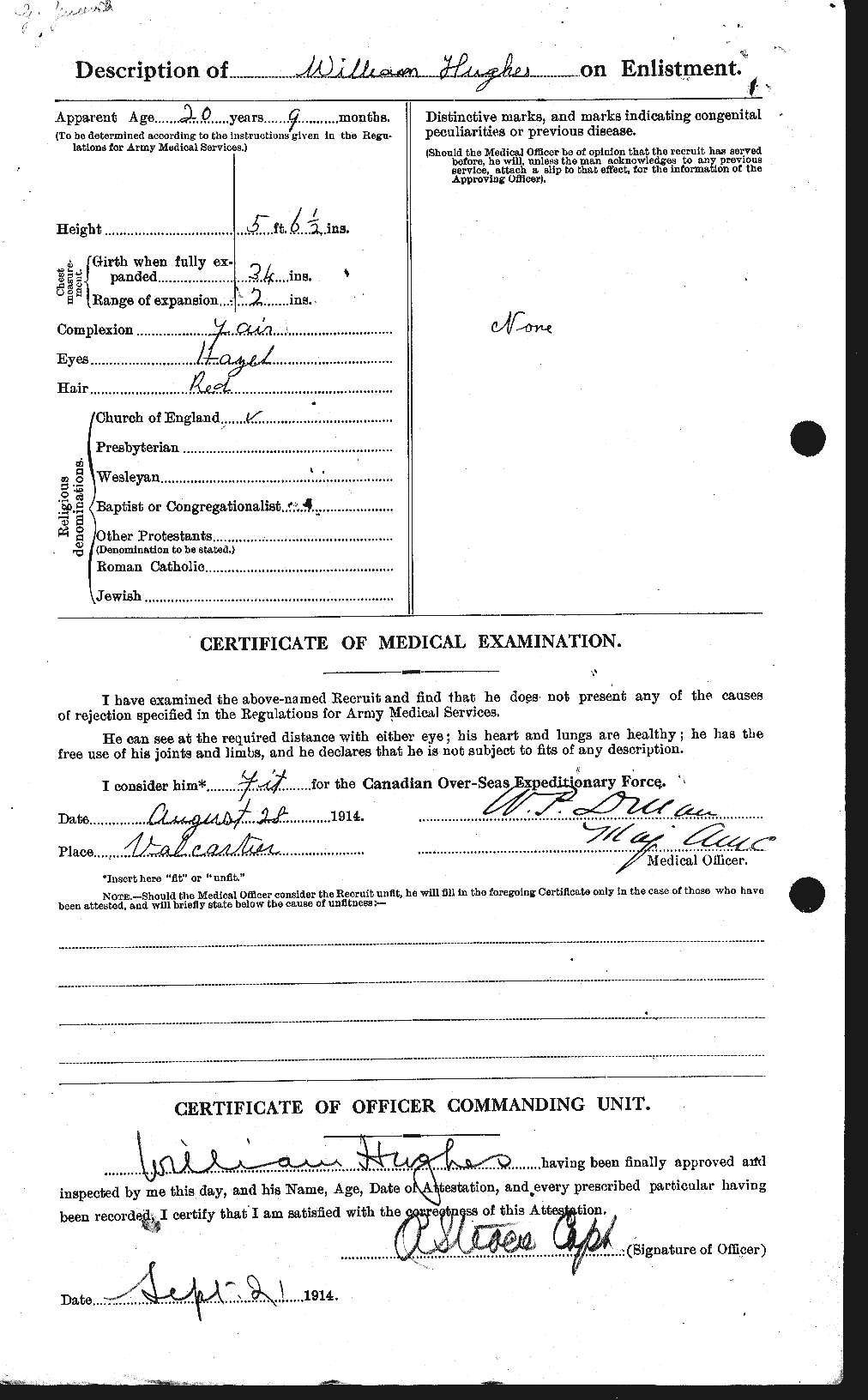 Personnel Records of the First World War - CEF 405876b