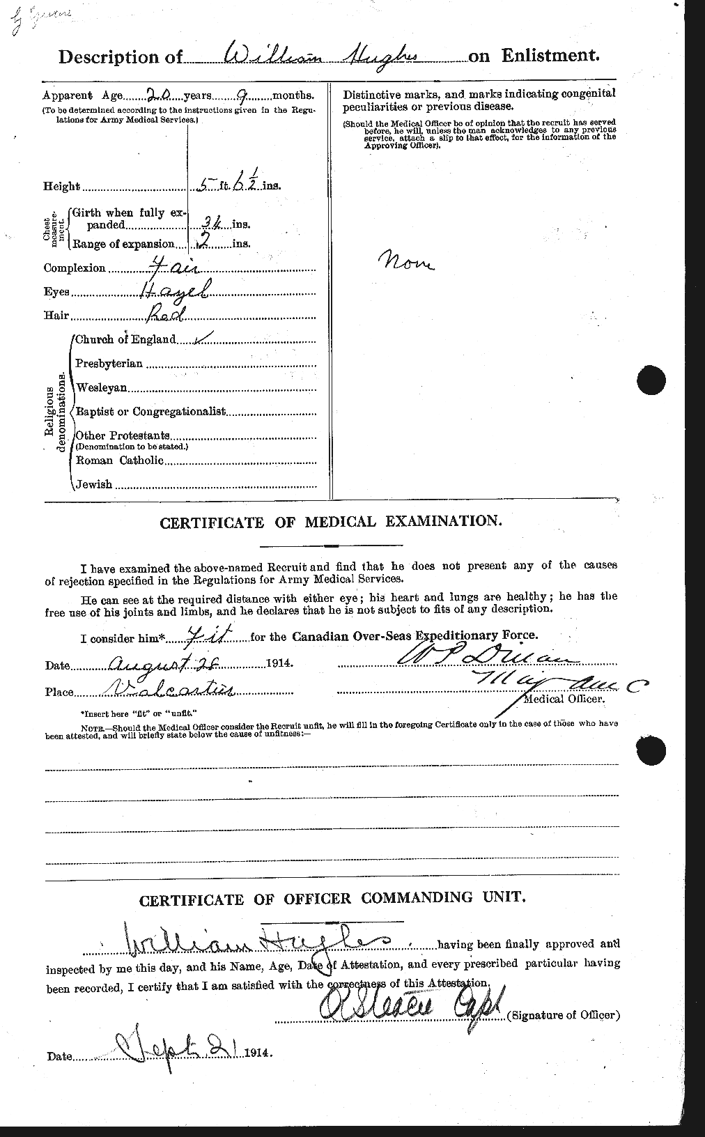 Personnel Records of the First World War - CEF 405881b