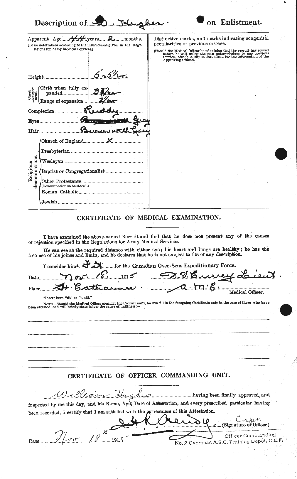 Personnel Records of the First World War - CEF 405885b