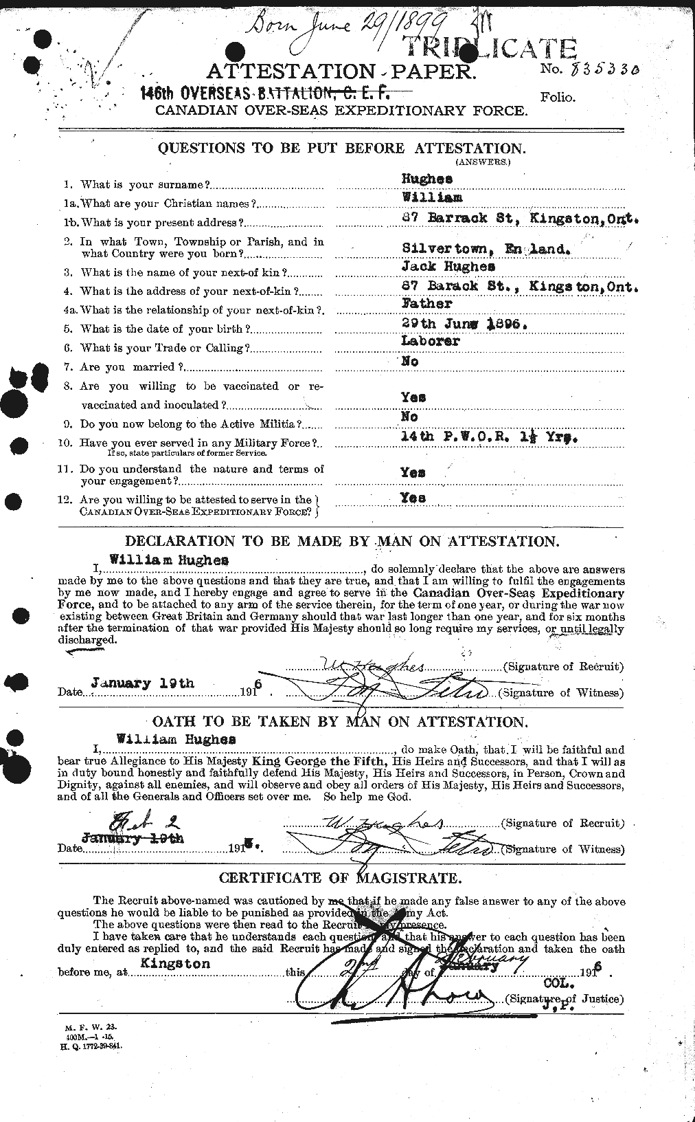 Personnel Records of the First World War - CEF 405904a