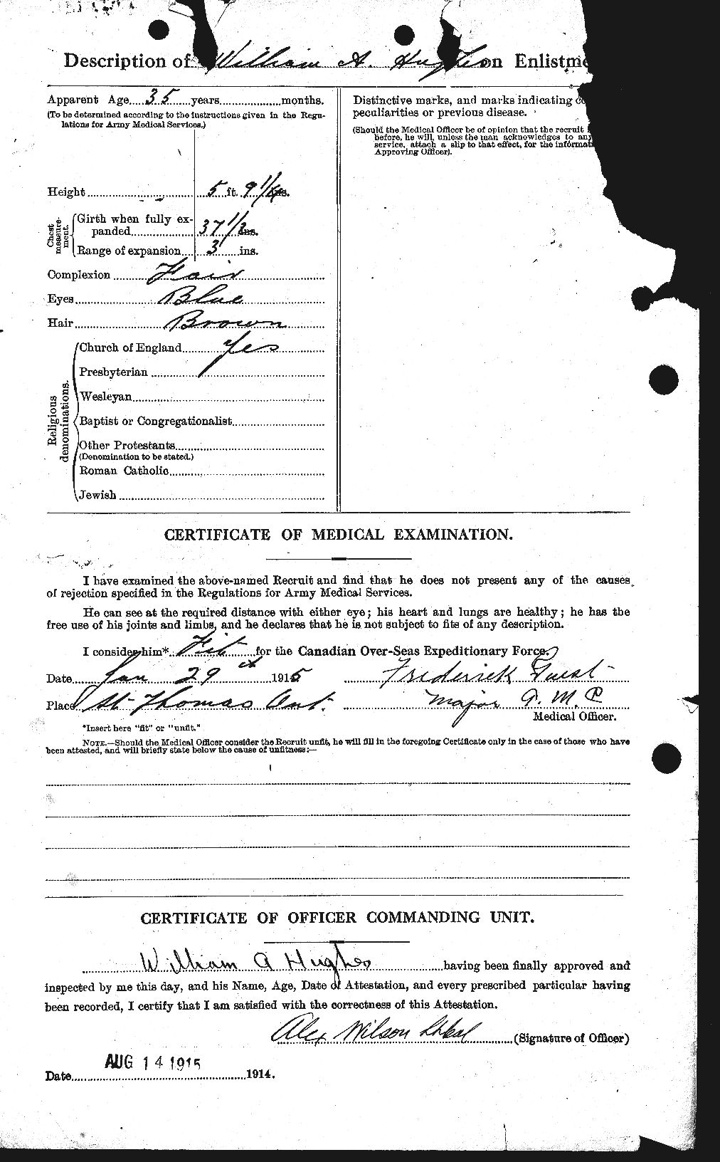 Personnel Records of the First World War - CEF 405906b
