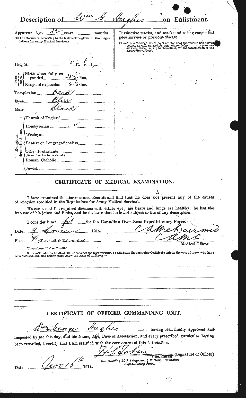 Personnel Records of the First World War - CEF 405923b