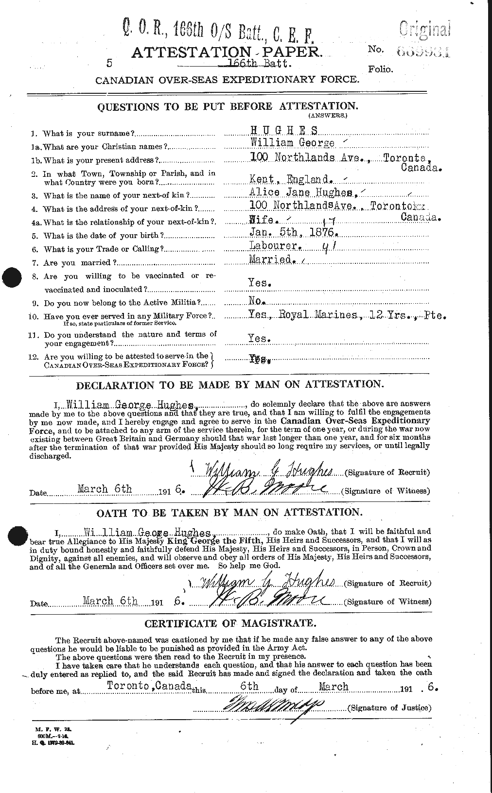 Personnel Records of the First World War - CEF 405925a