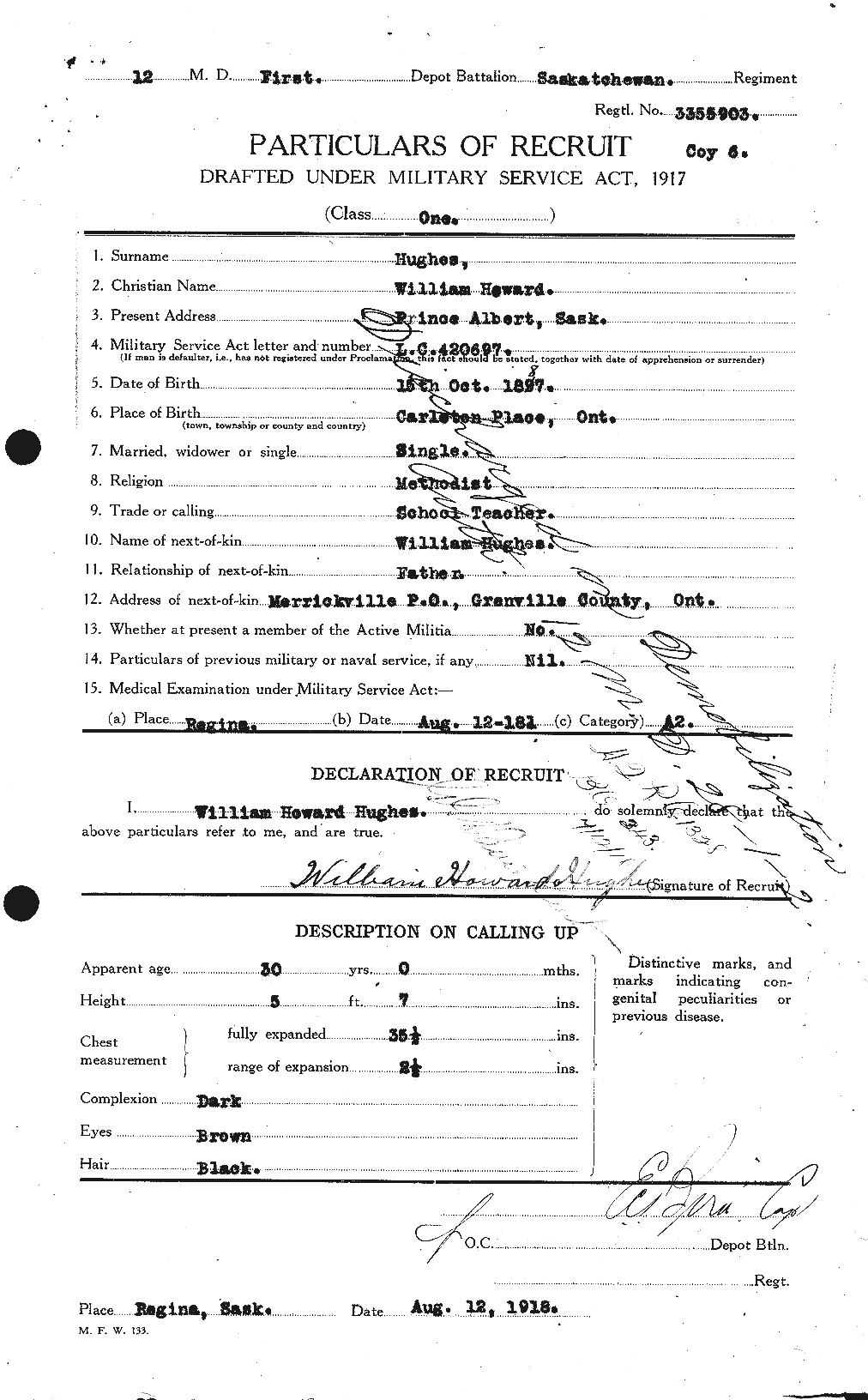 Personnel Records of the First World War - CEF 405933a