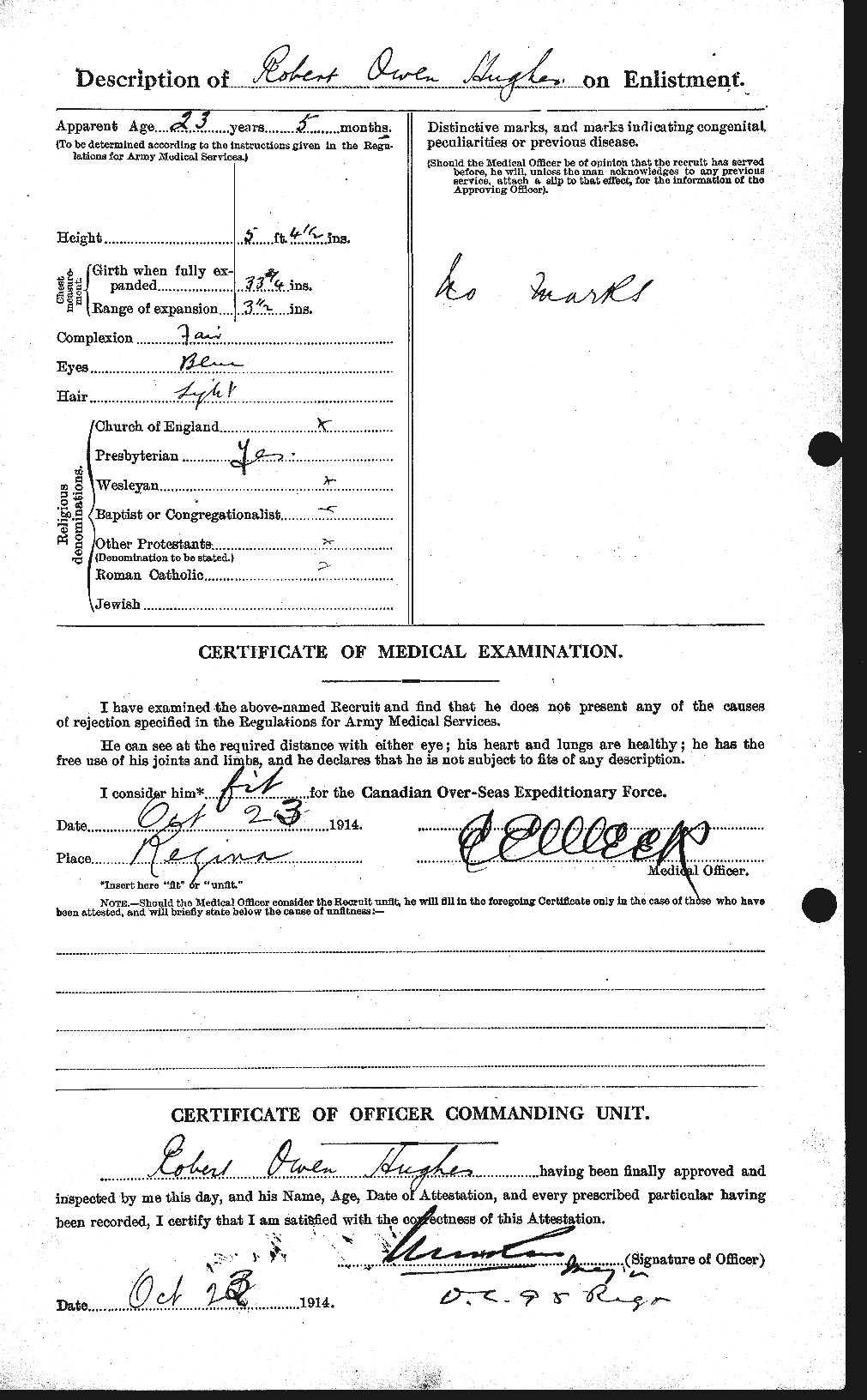 Personnel Records of the First World War - CEF 406620b