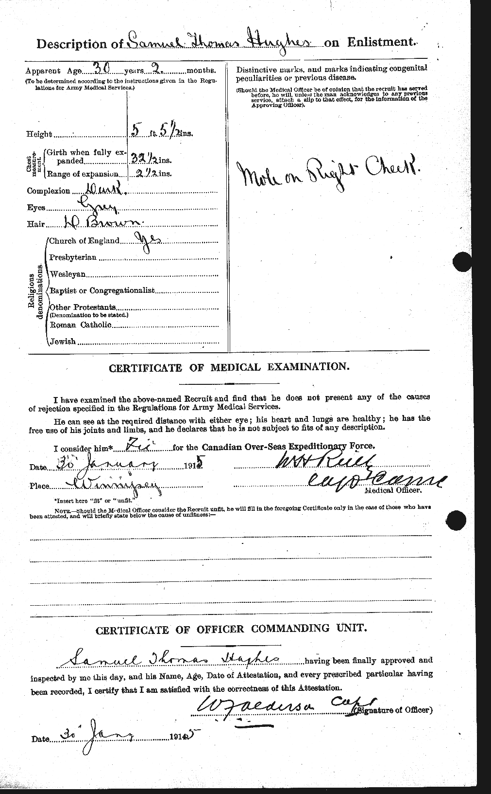 Personnel Records of the First World War - CEF 406640b