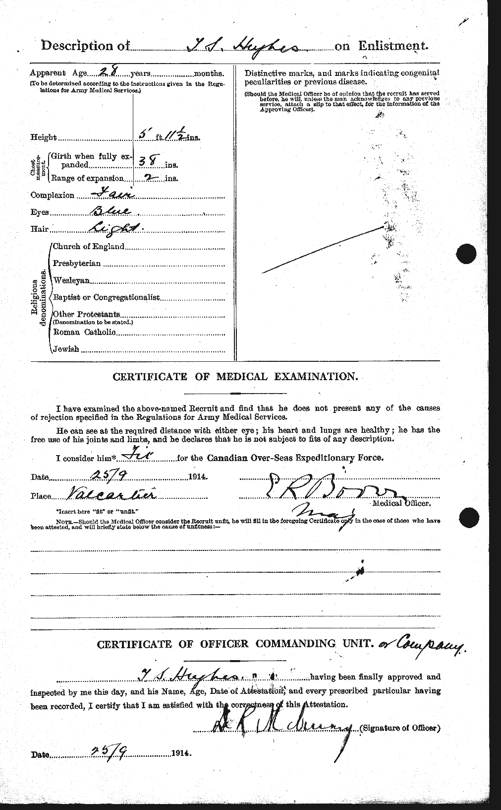 Personnel Records of the First World War - CEF 406664b