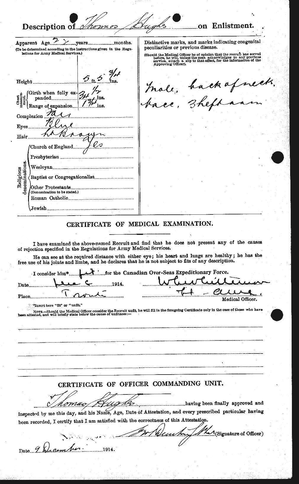 Personnel Records of the First World War - CEF 406667b