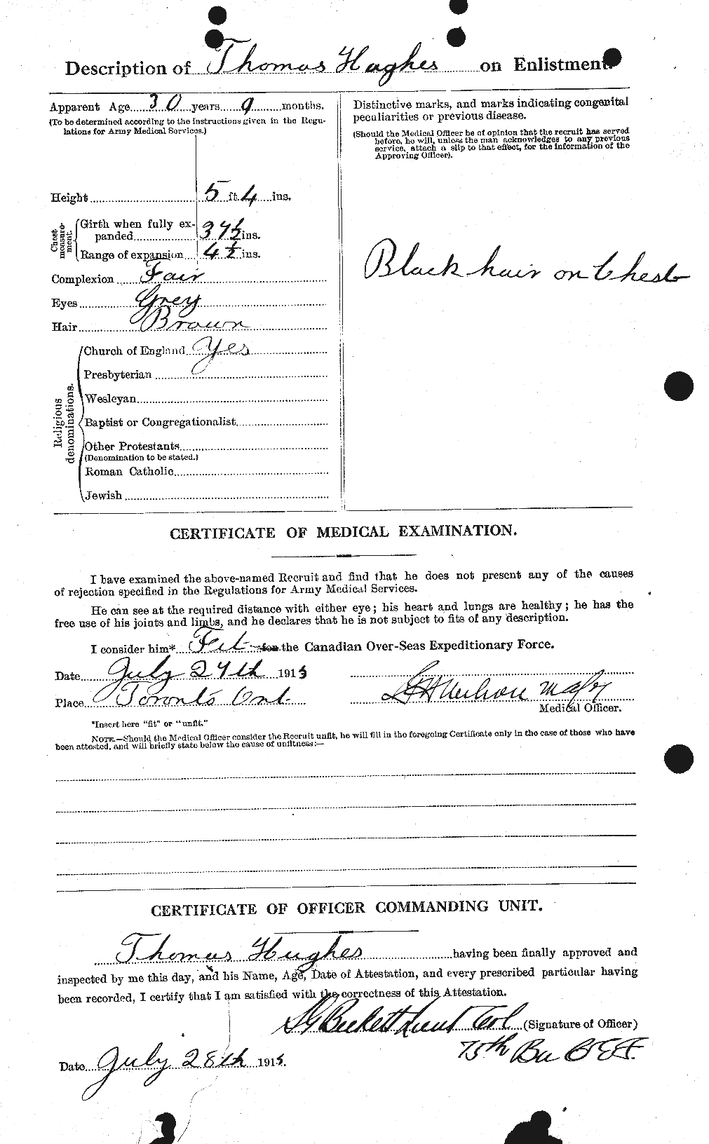 Personnel Records of the First World War - CEF 406674b