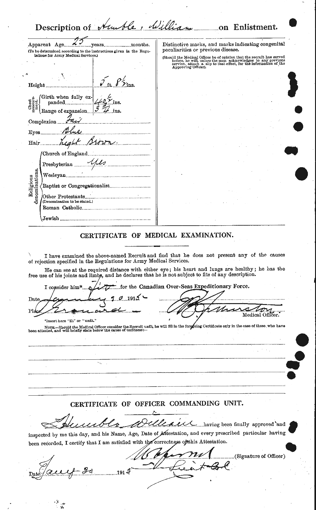 Personnel Records of the First World War - CEF 407202b