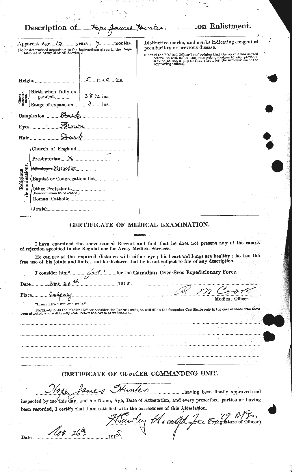 Personnel Records of the First World War - CEF 409207b