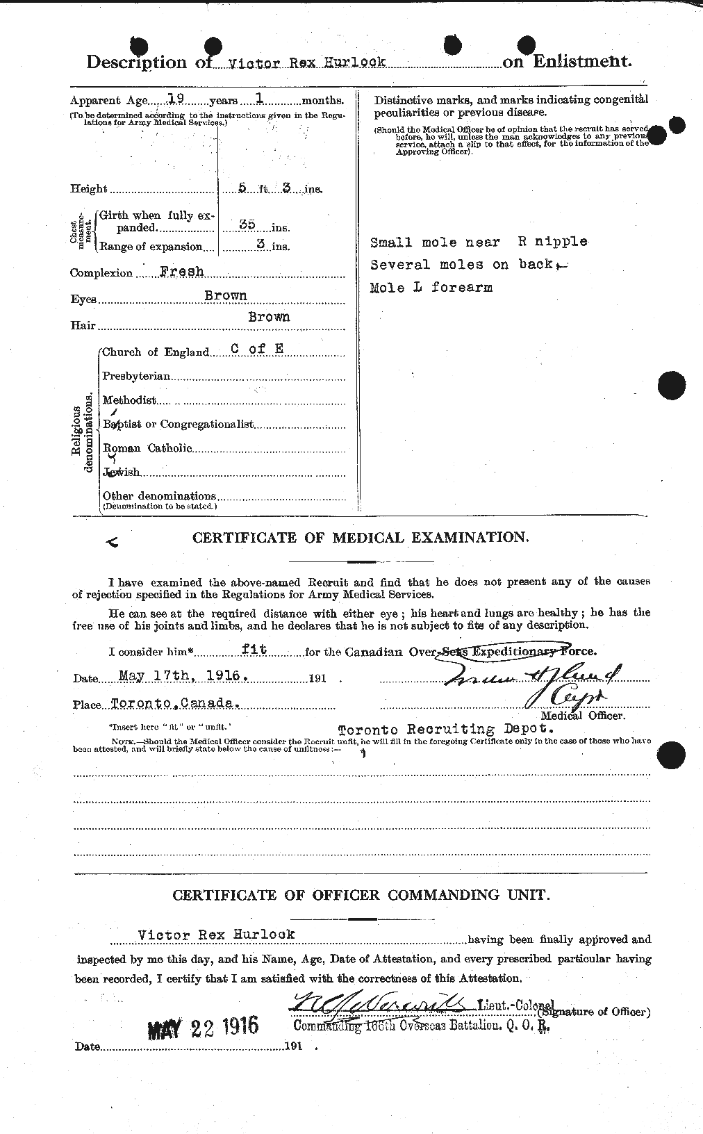 Personnel Records of the First World War - CEF 409831b