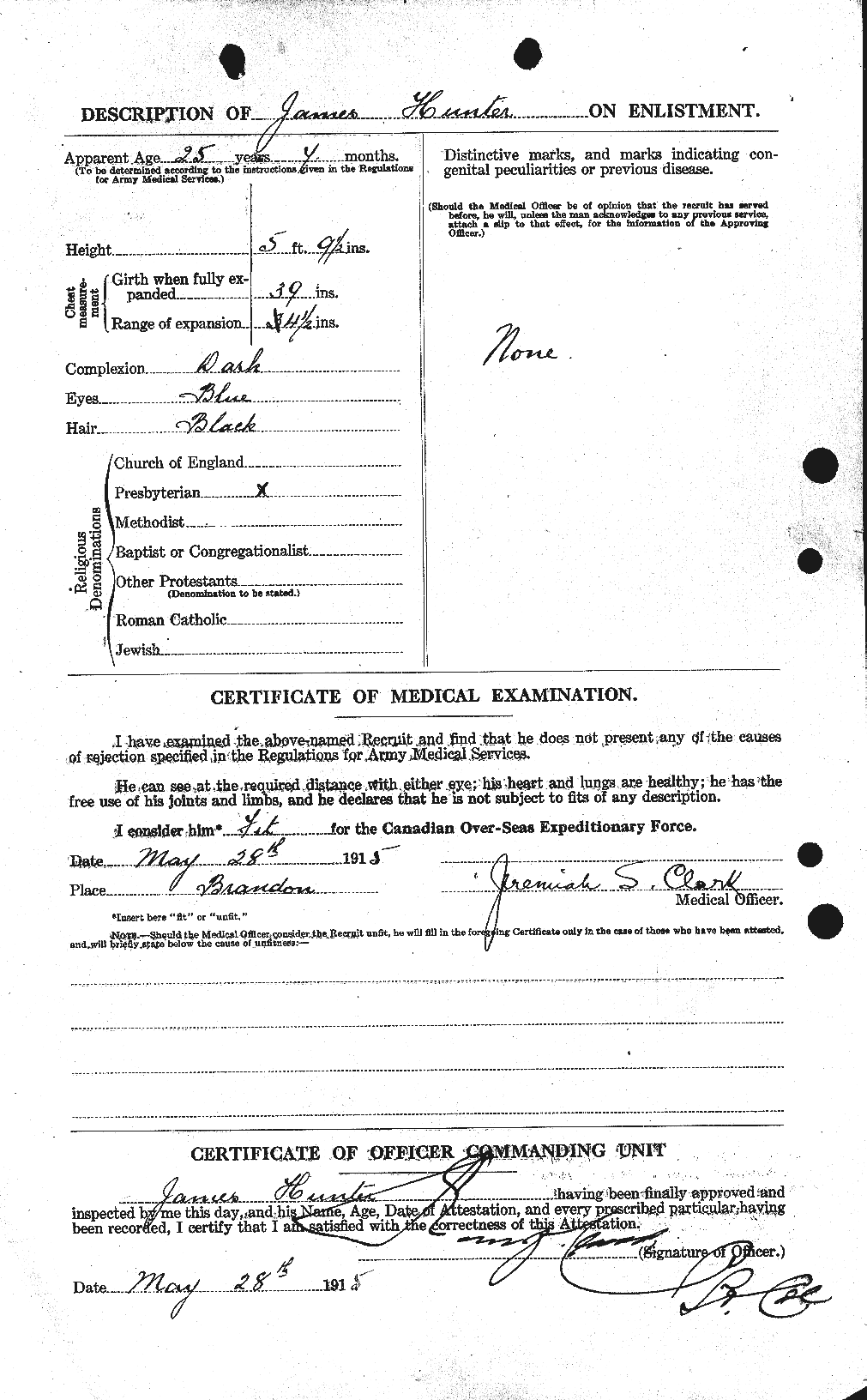 Personnel Records of the First World War - CEF 410269b