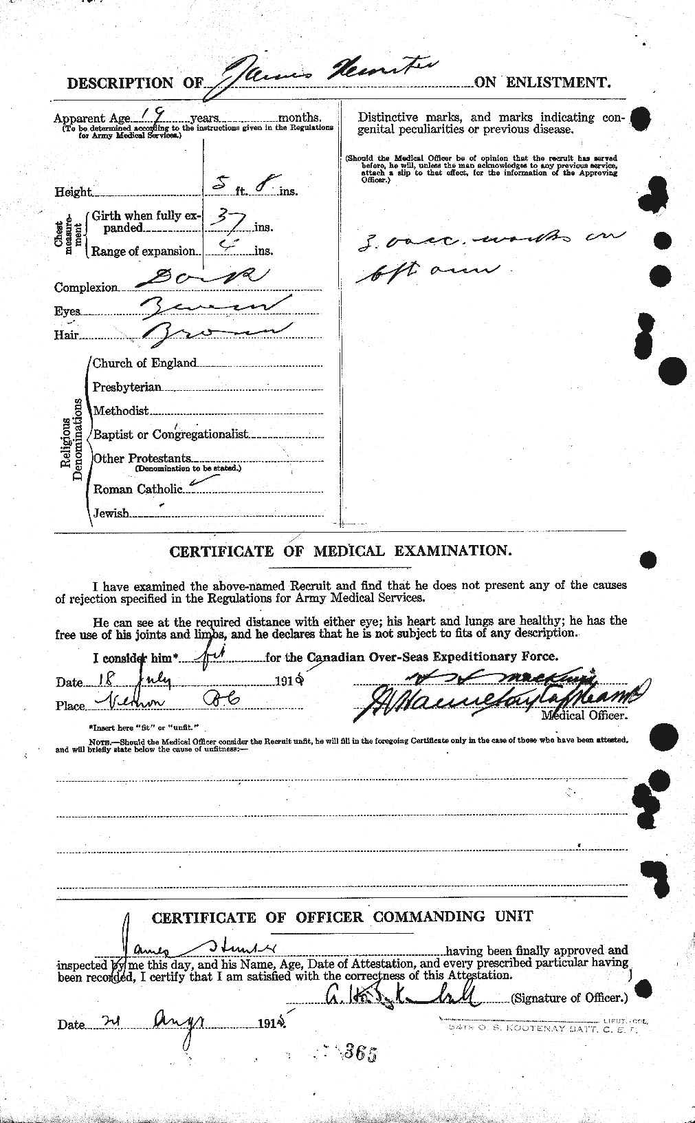 Personnel Records of the First World War - CEF 410280b
