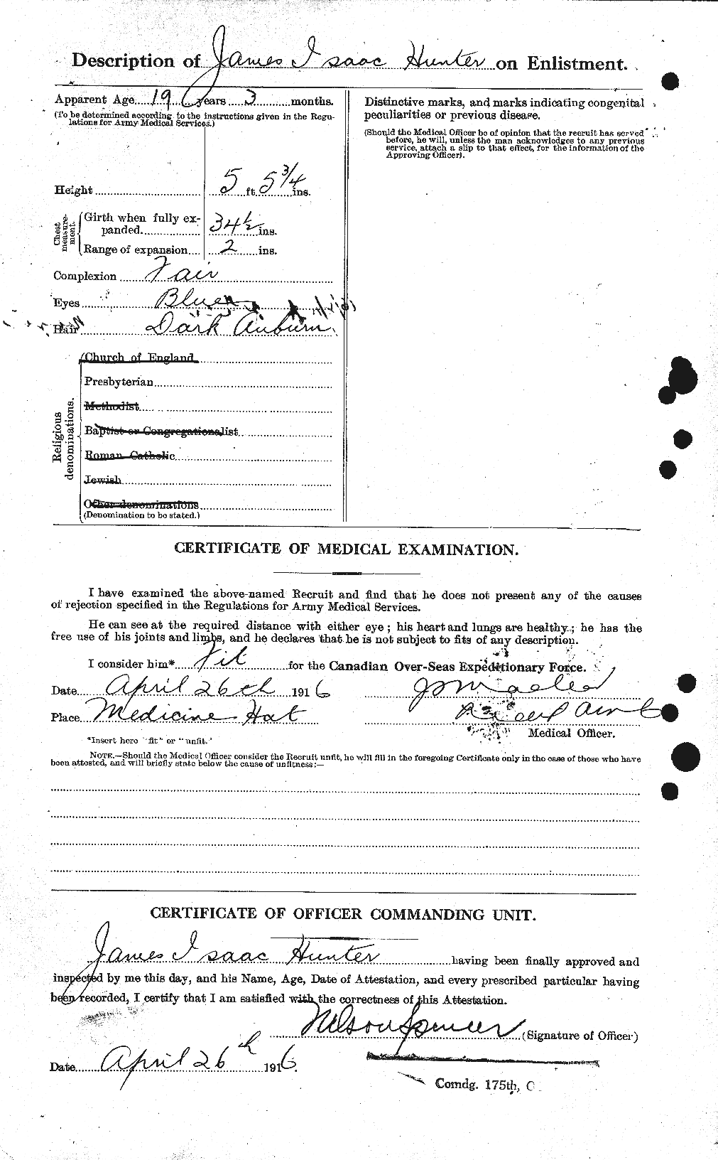 Personnel Records of the First World War - CEF 410296b