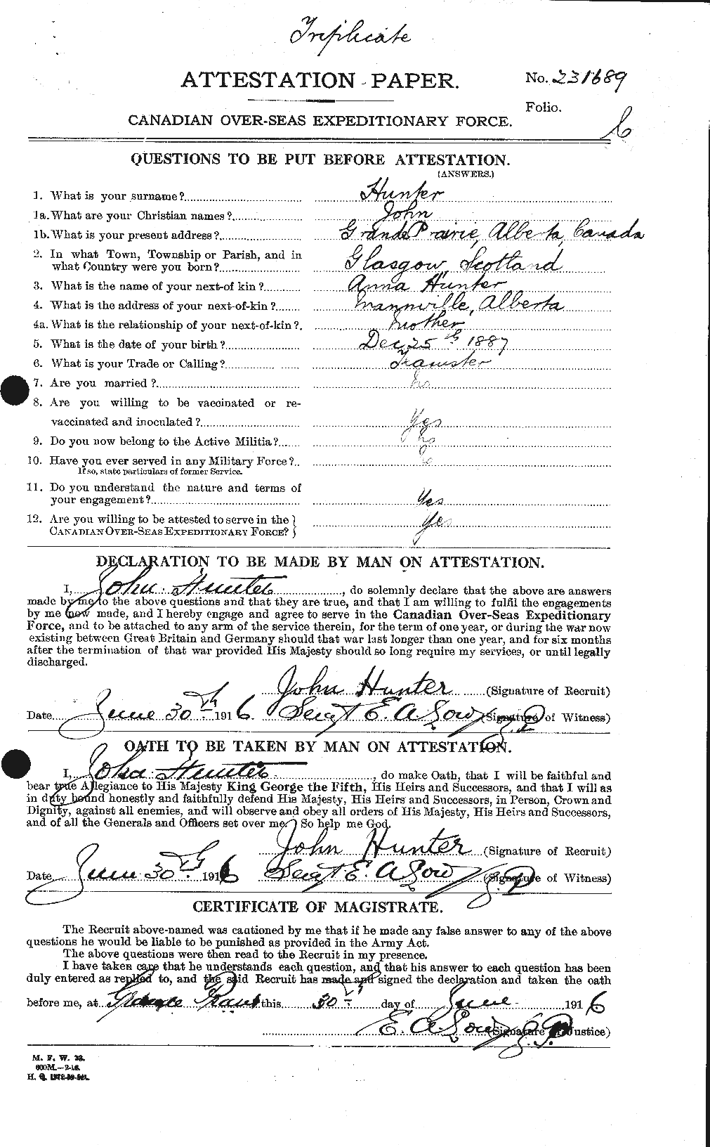 Personnel Records of the First World War - CEF 410324a