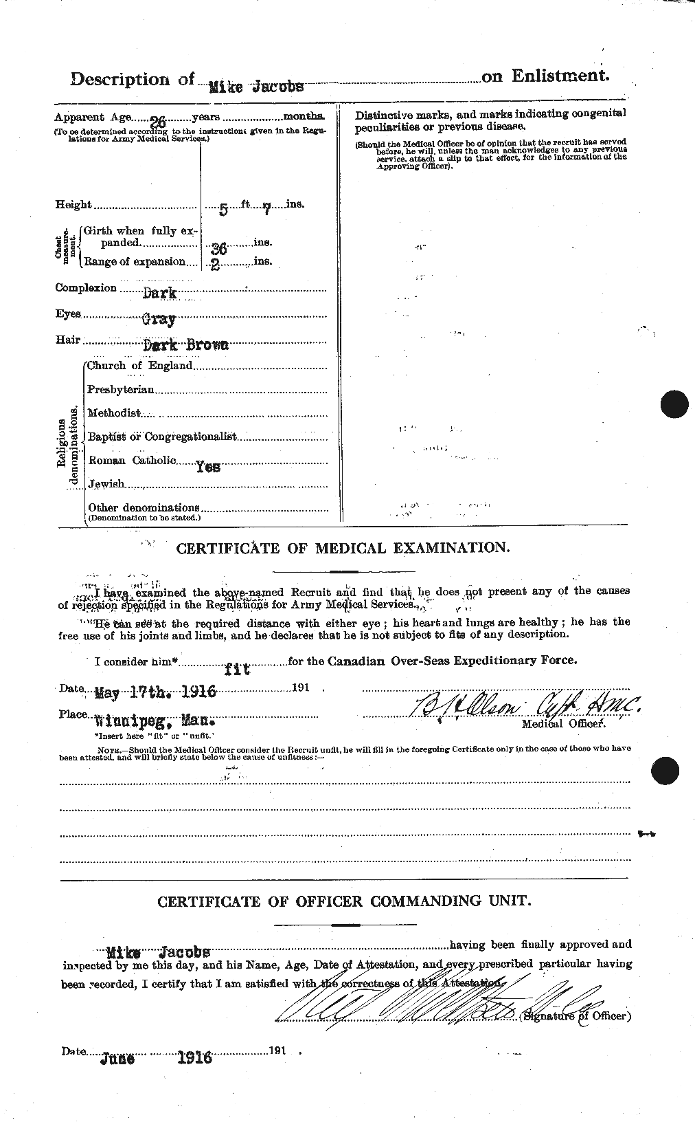 Personnel Records of the First World War - CEF 413189b