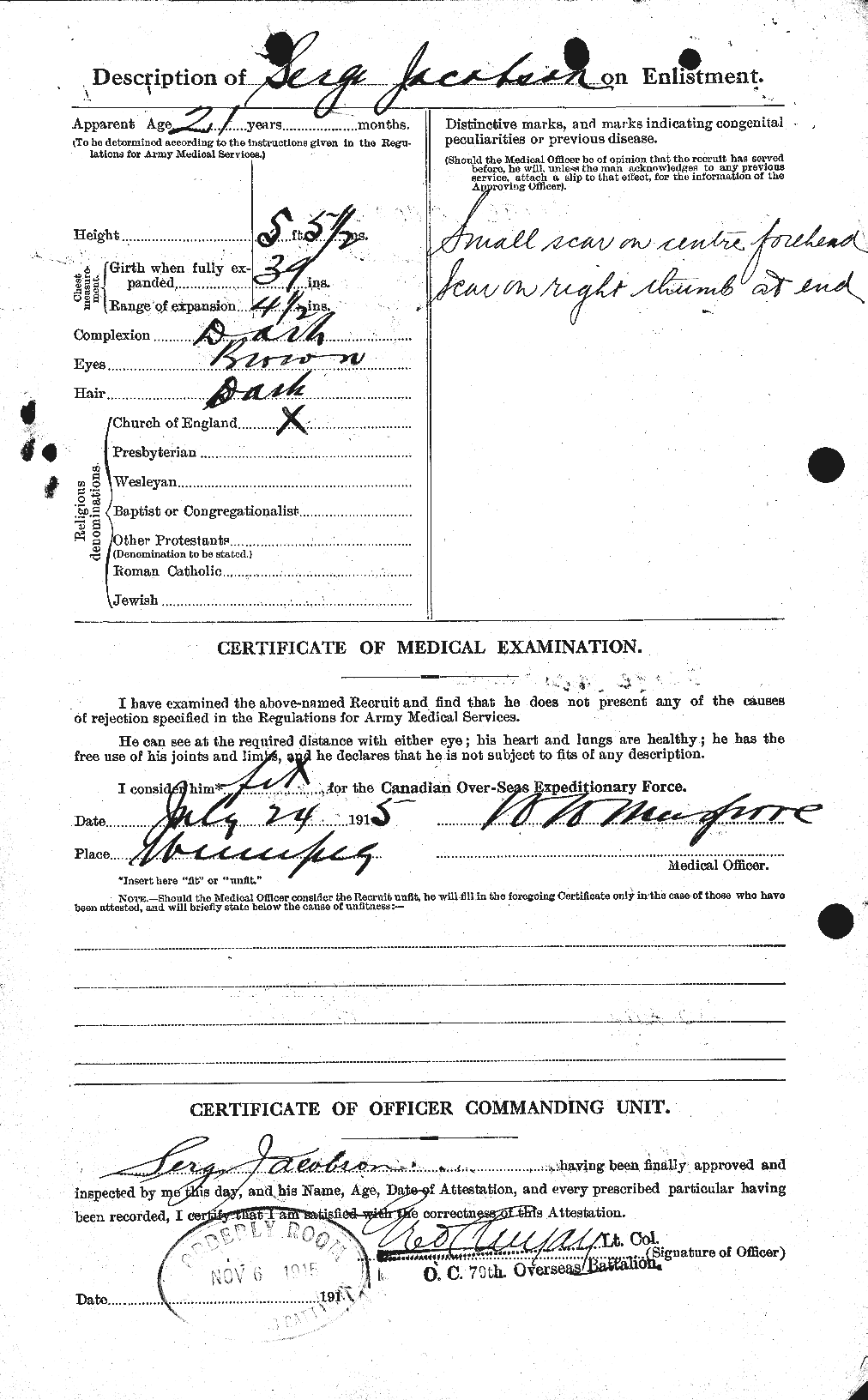 Personnel Records of the First World War - CEF 413375b