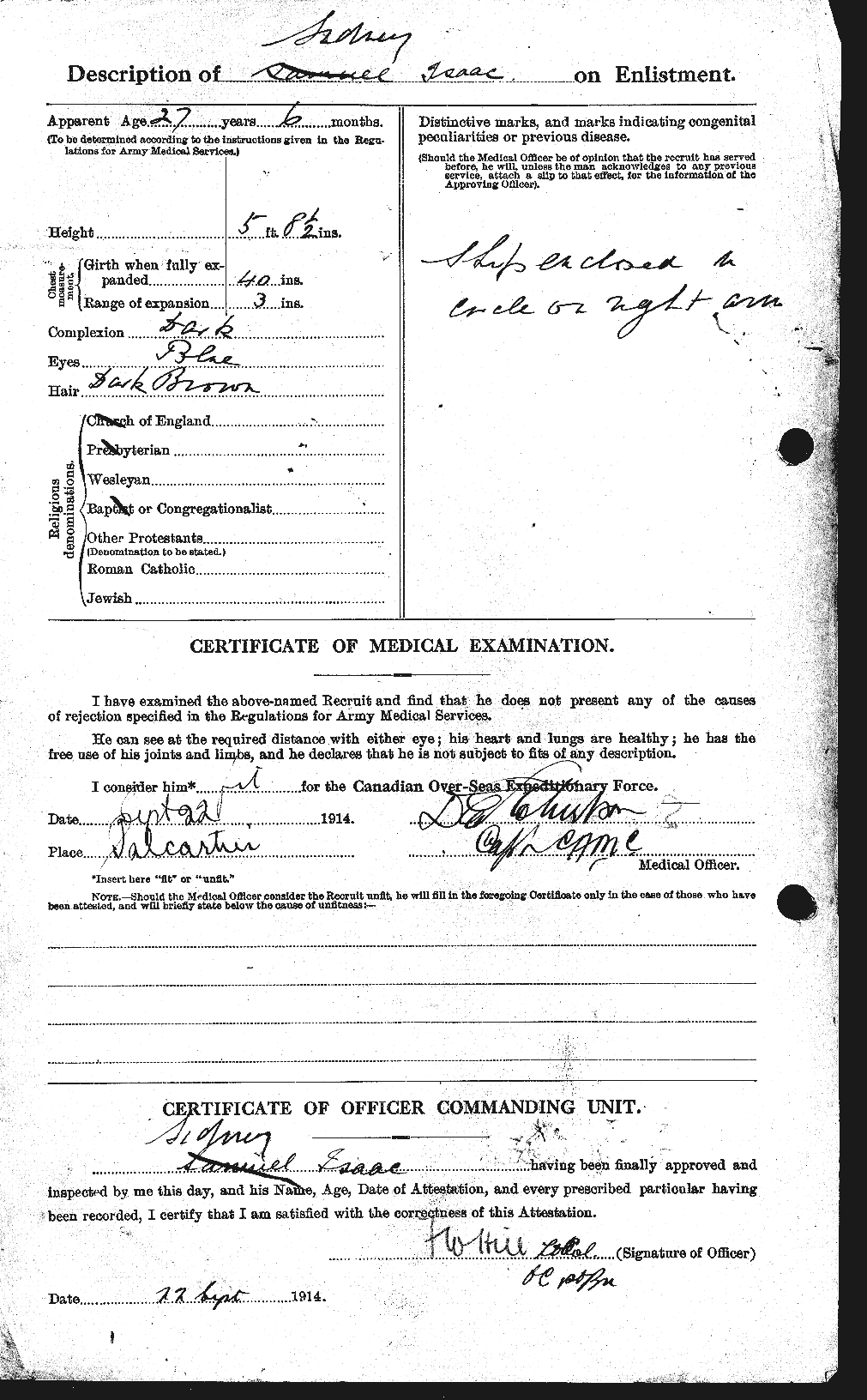 Personnel Records of the First World War - CEF 413911b