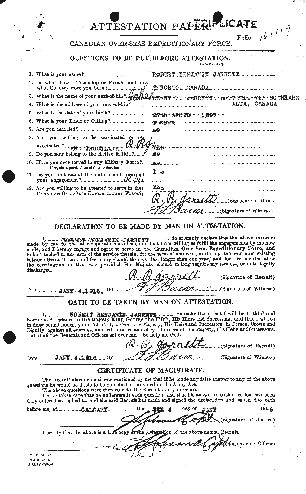 Personnel Records of the First World War - CEF 414576a