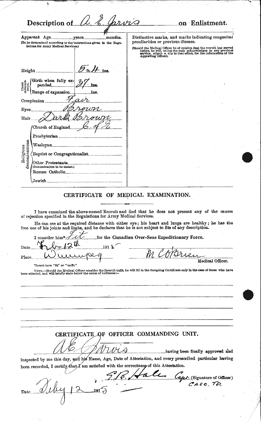 Personnel Records of the First World War - CEF 414631b