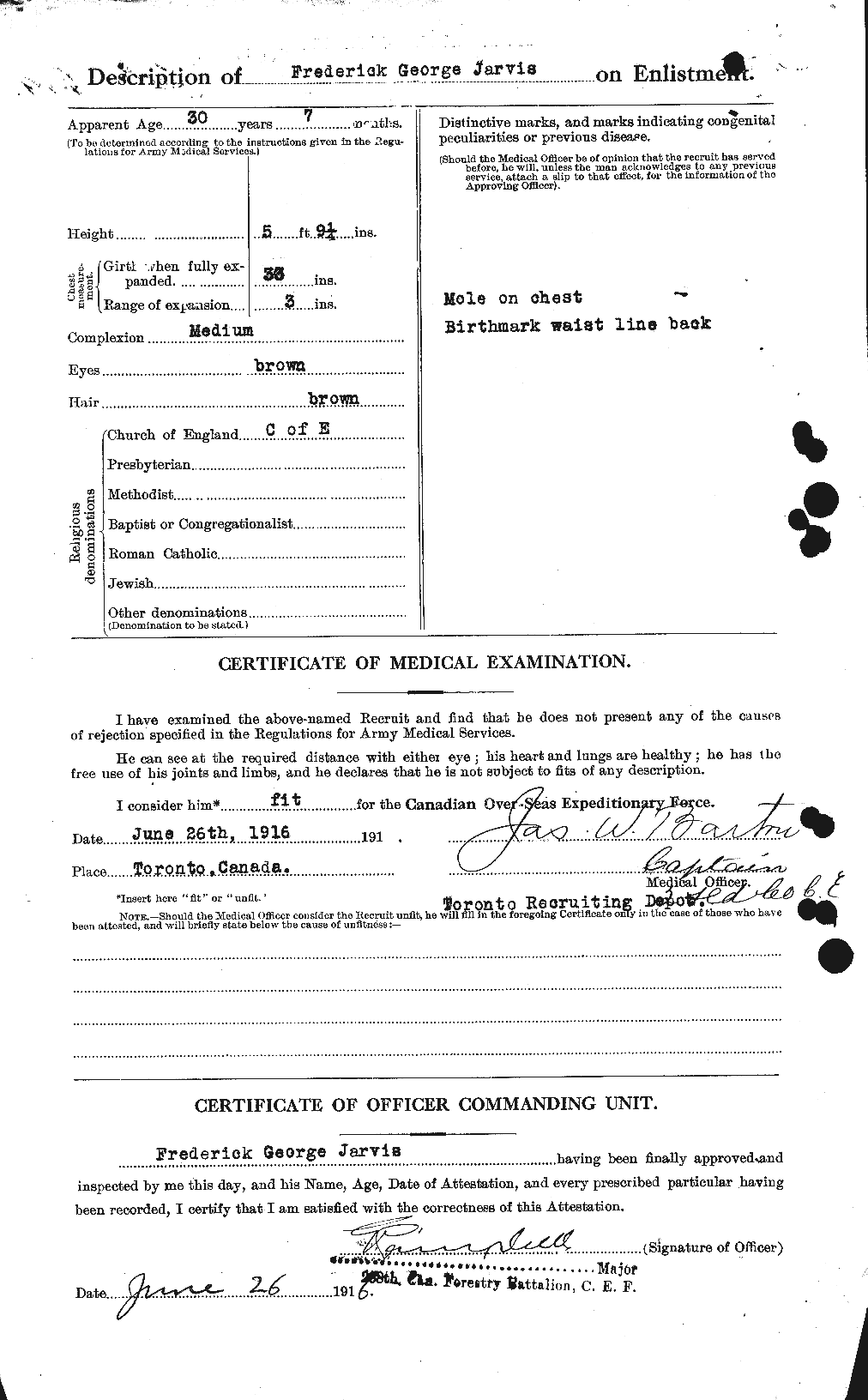 Personnel Records of the First World War - CEF 414696b