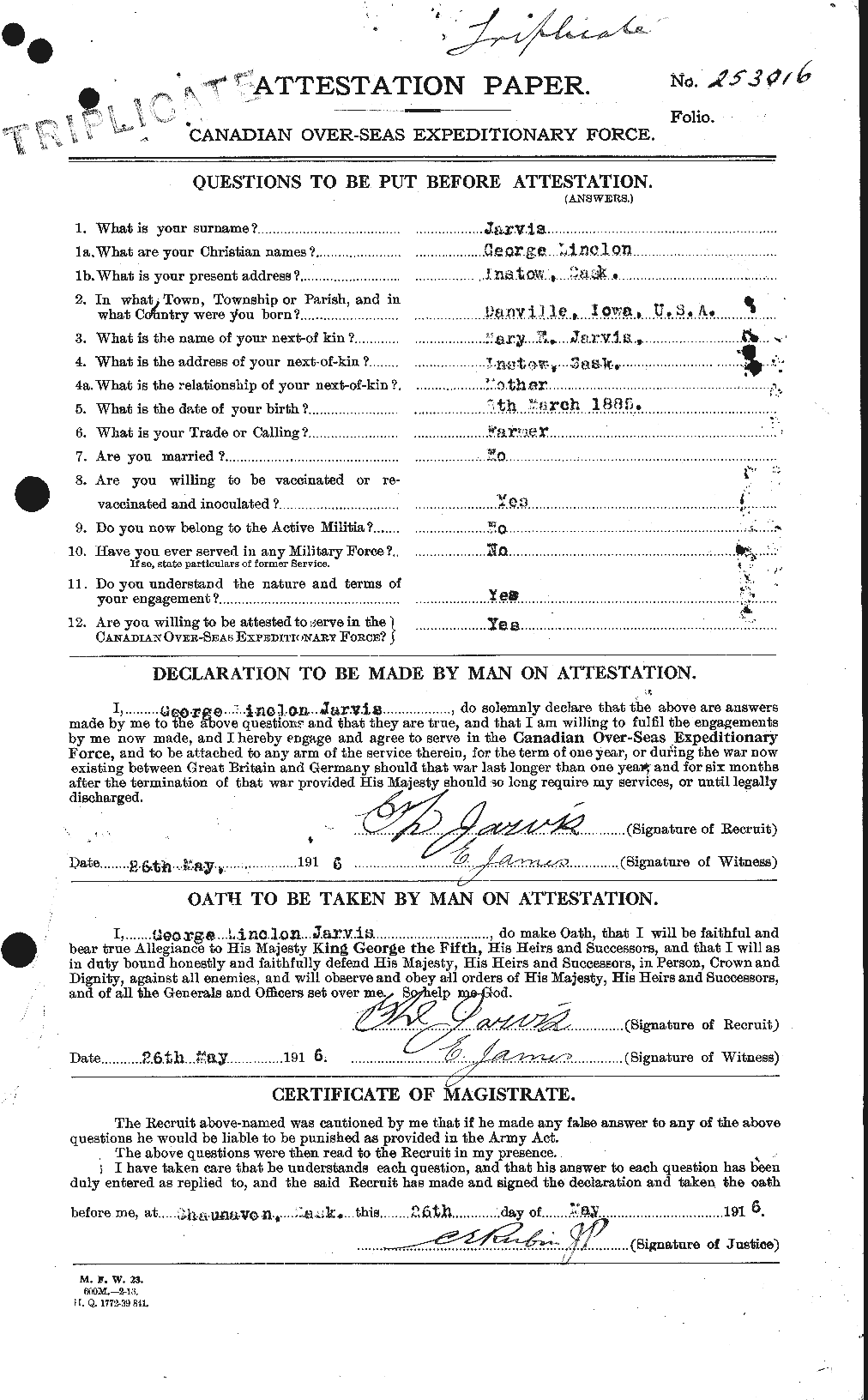 Personnel Records of the First World War - CEF 414706a