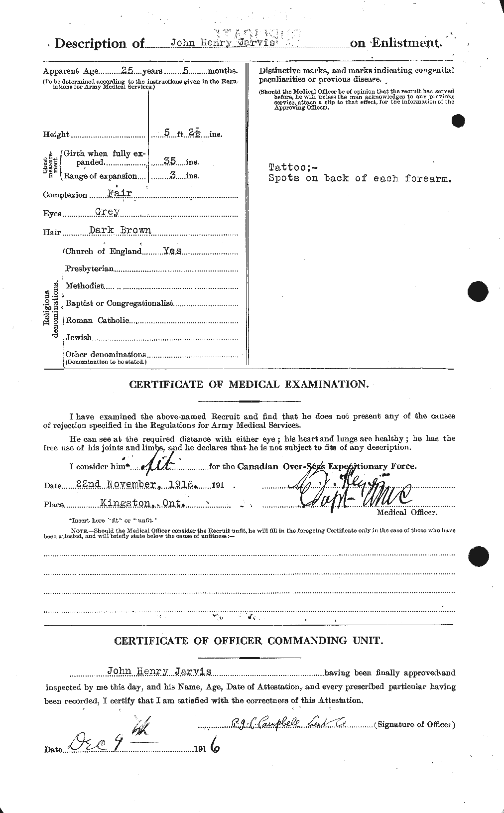Personnel Records of the First World War - CEF 414761b