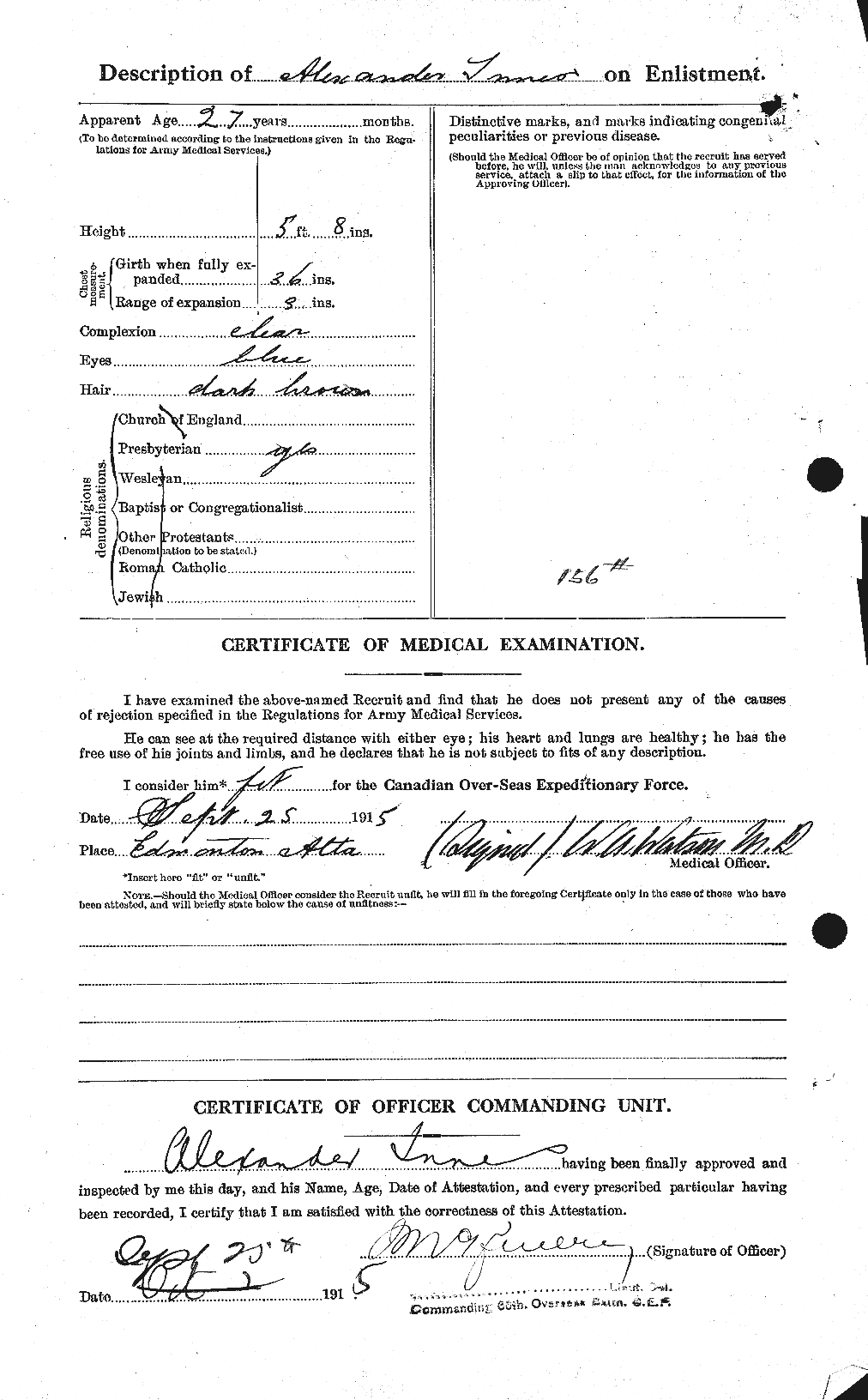 Personnel Records of the First World War - CEF 415376b