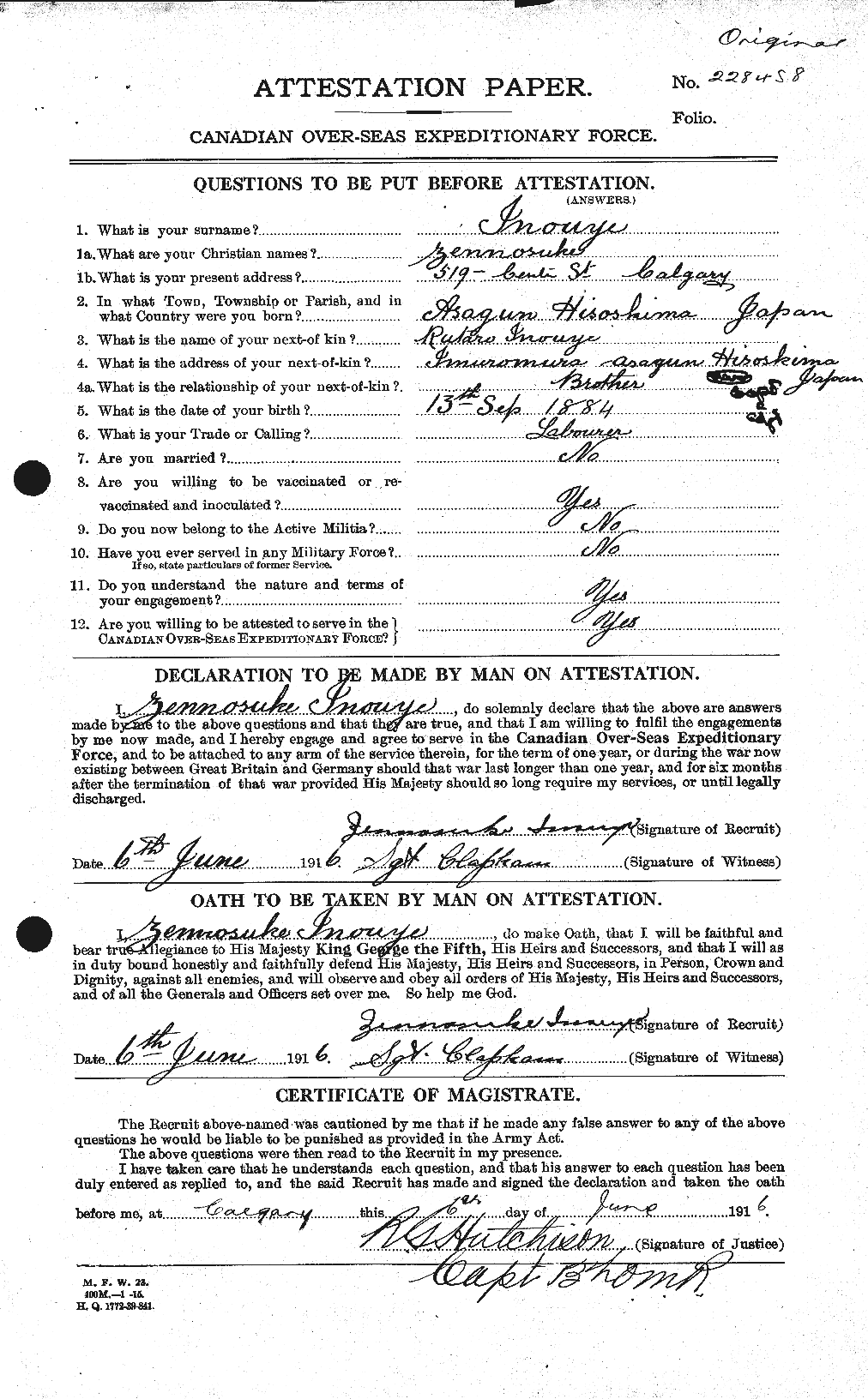 Personnel Records of the First World War - CEF 415498a