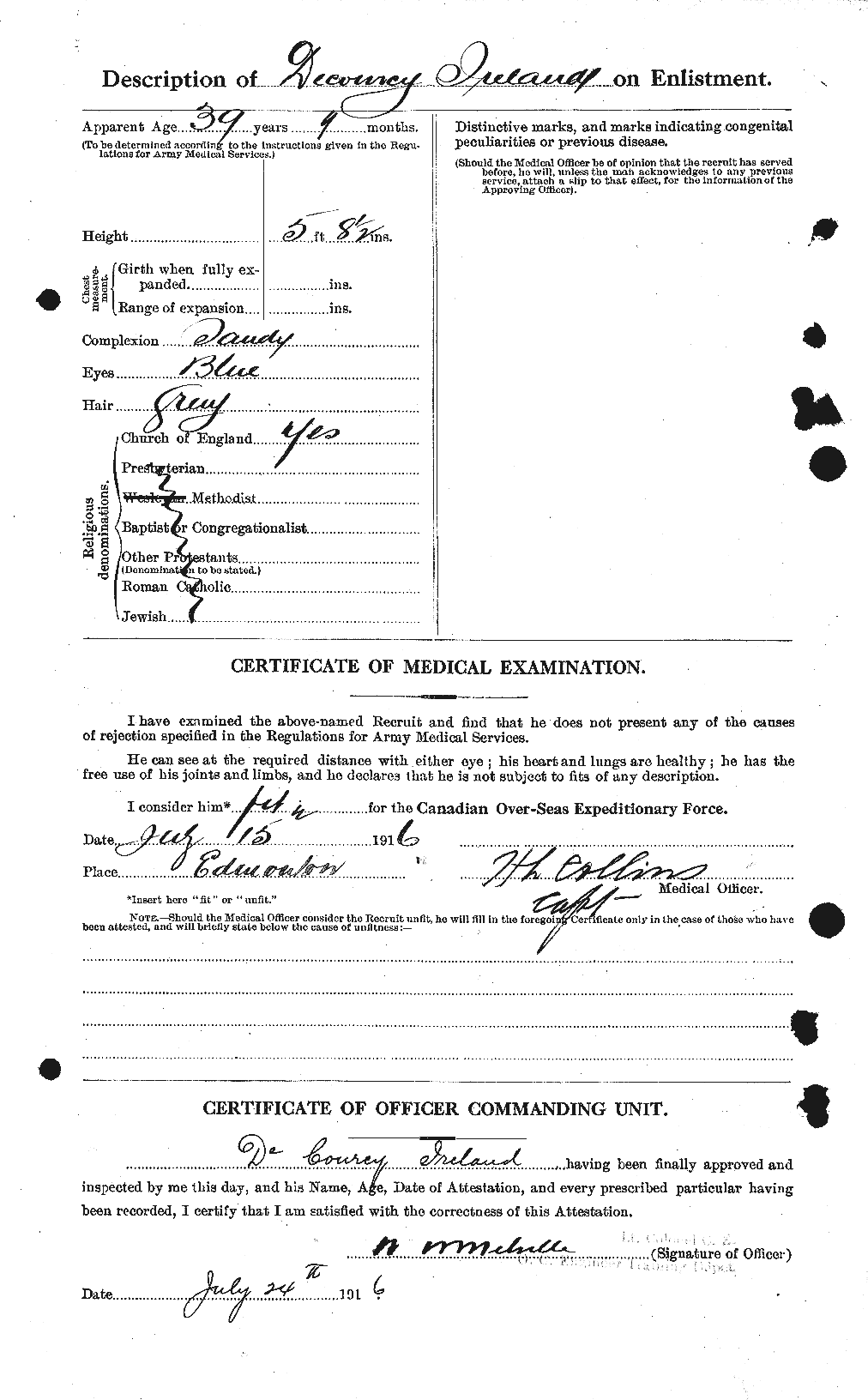 Personnel Records of the First World War - CEF 415597b