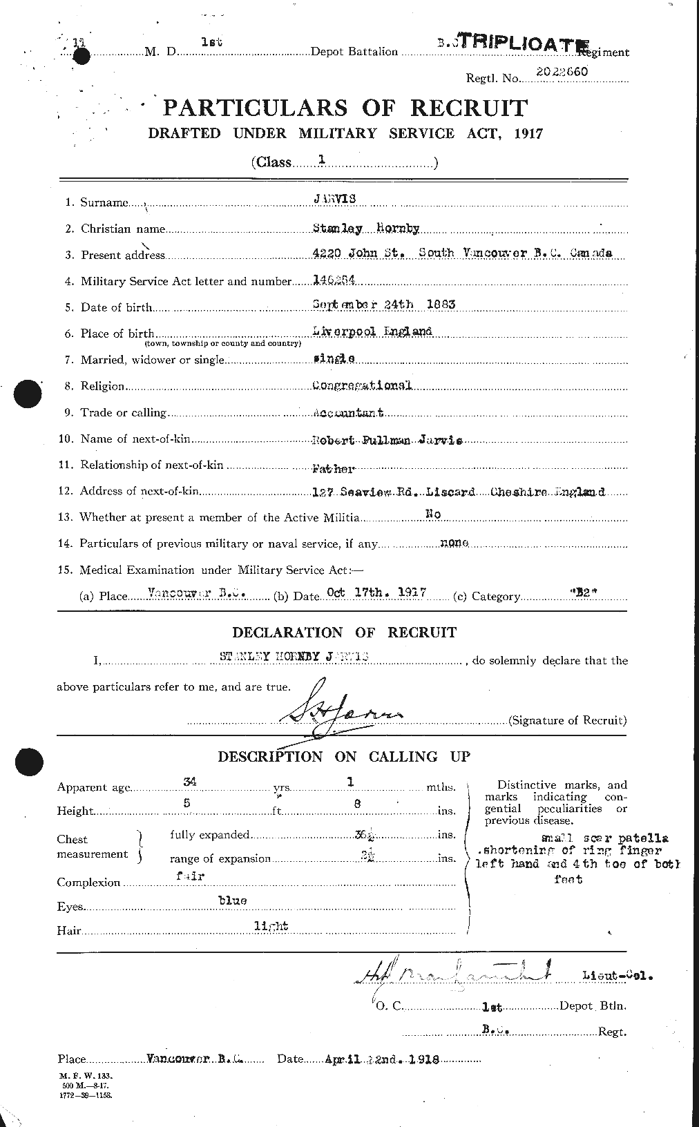 Personnel Records of the First World War - CEF 415857a