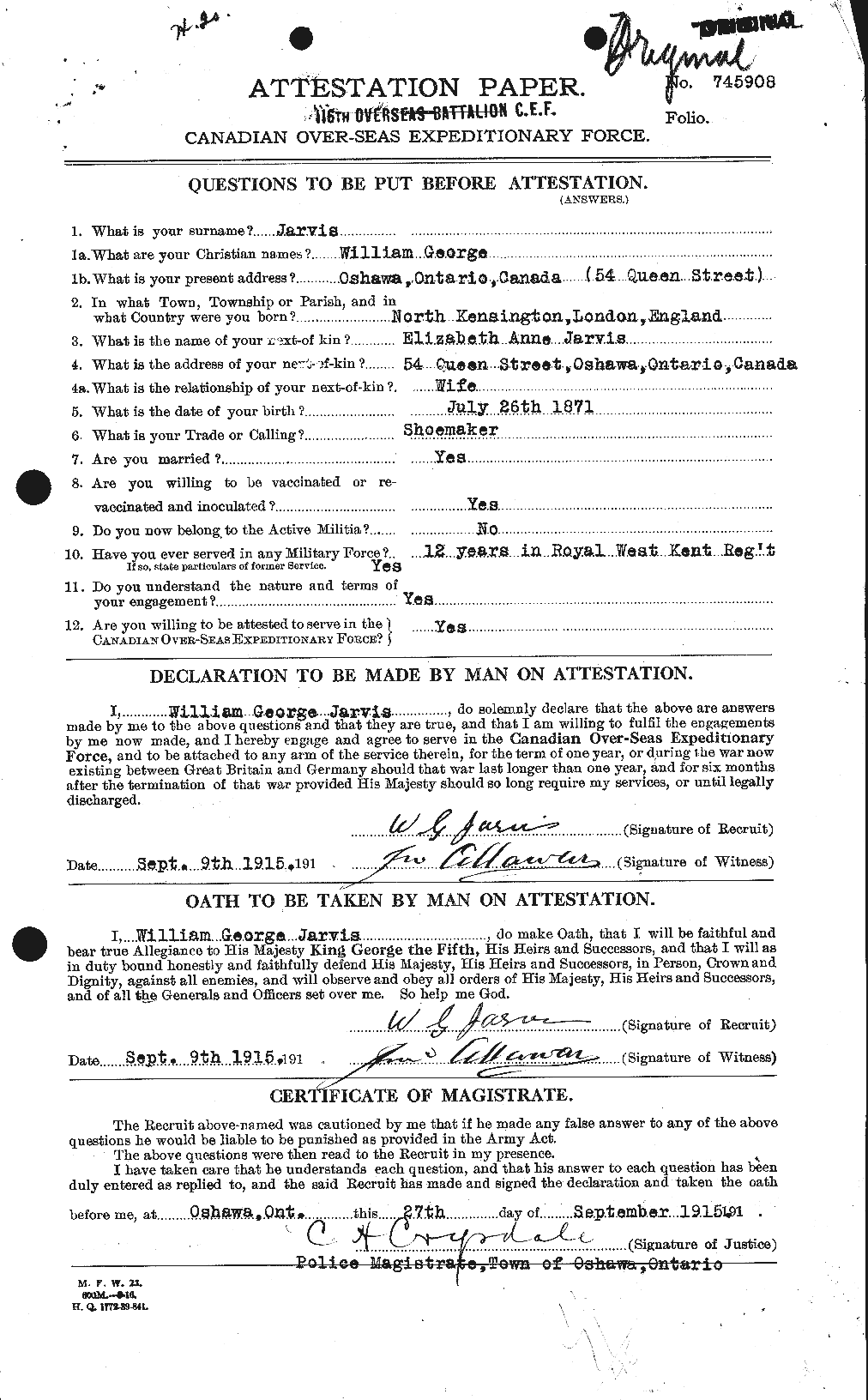 Personnel Records of the First World War - CEF 415886a