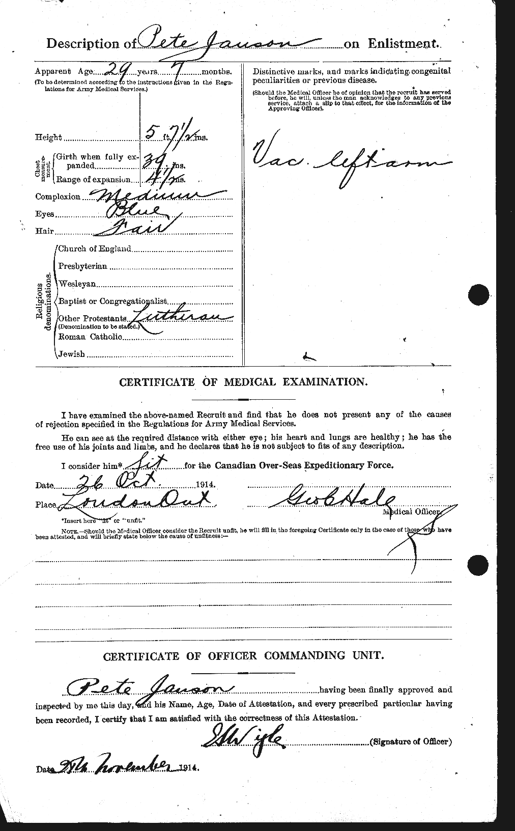 Personnel Records of the First World War - CEF 416286b