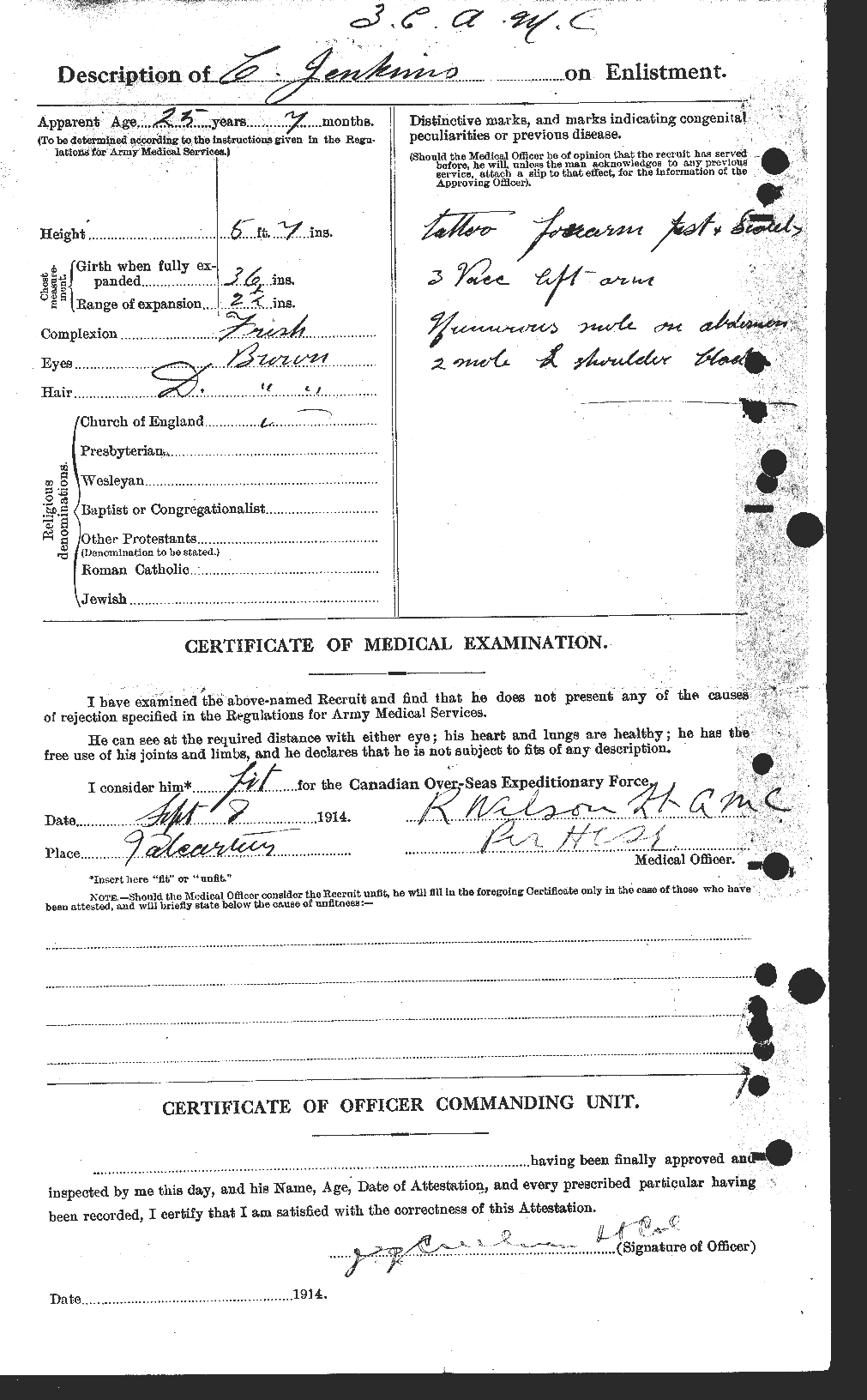 Personnel Records of the First World War - CEF 416591b