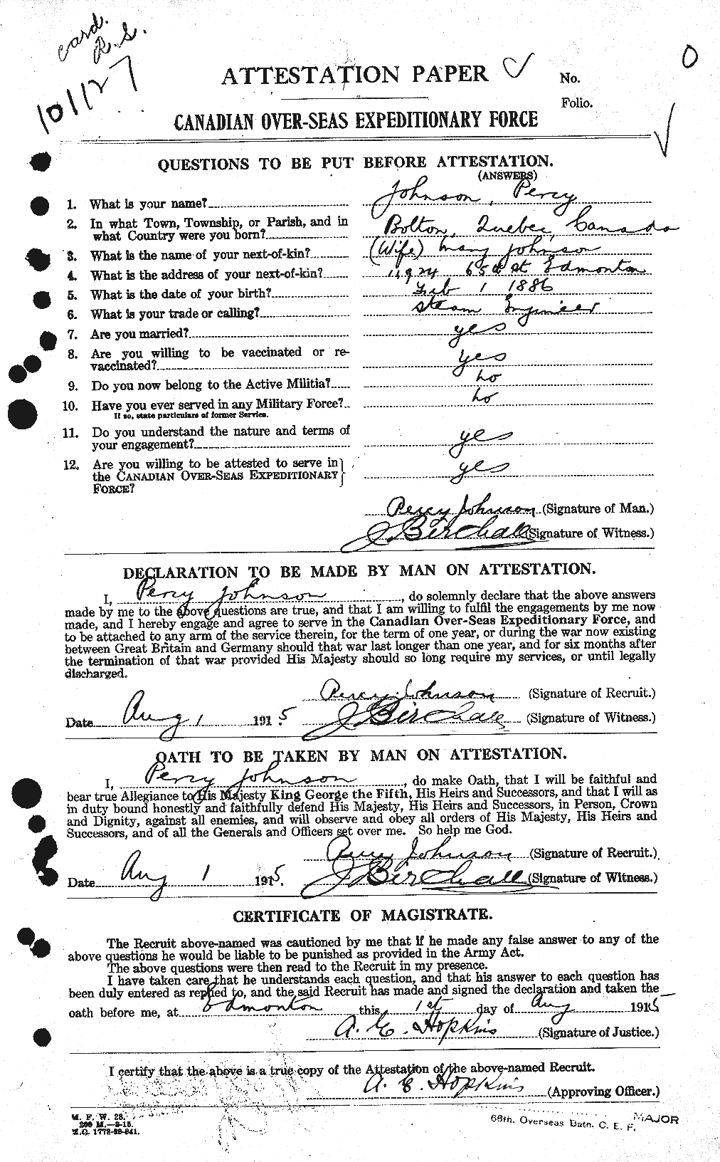 Personnel Records of the First World War - CEF 417259a