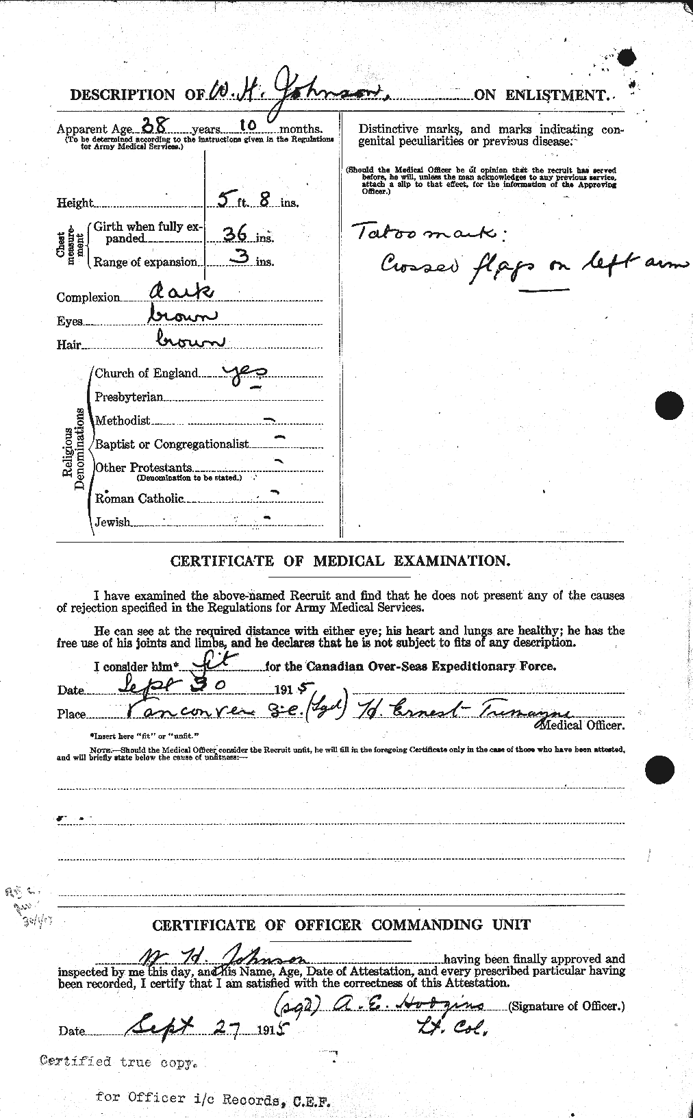 Personnel Records of the First World War - CEF 417576b