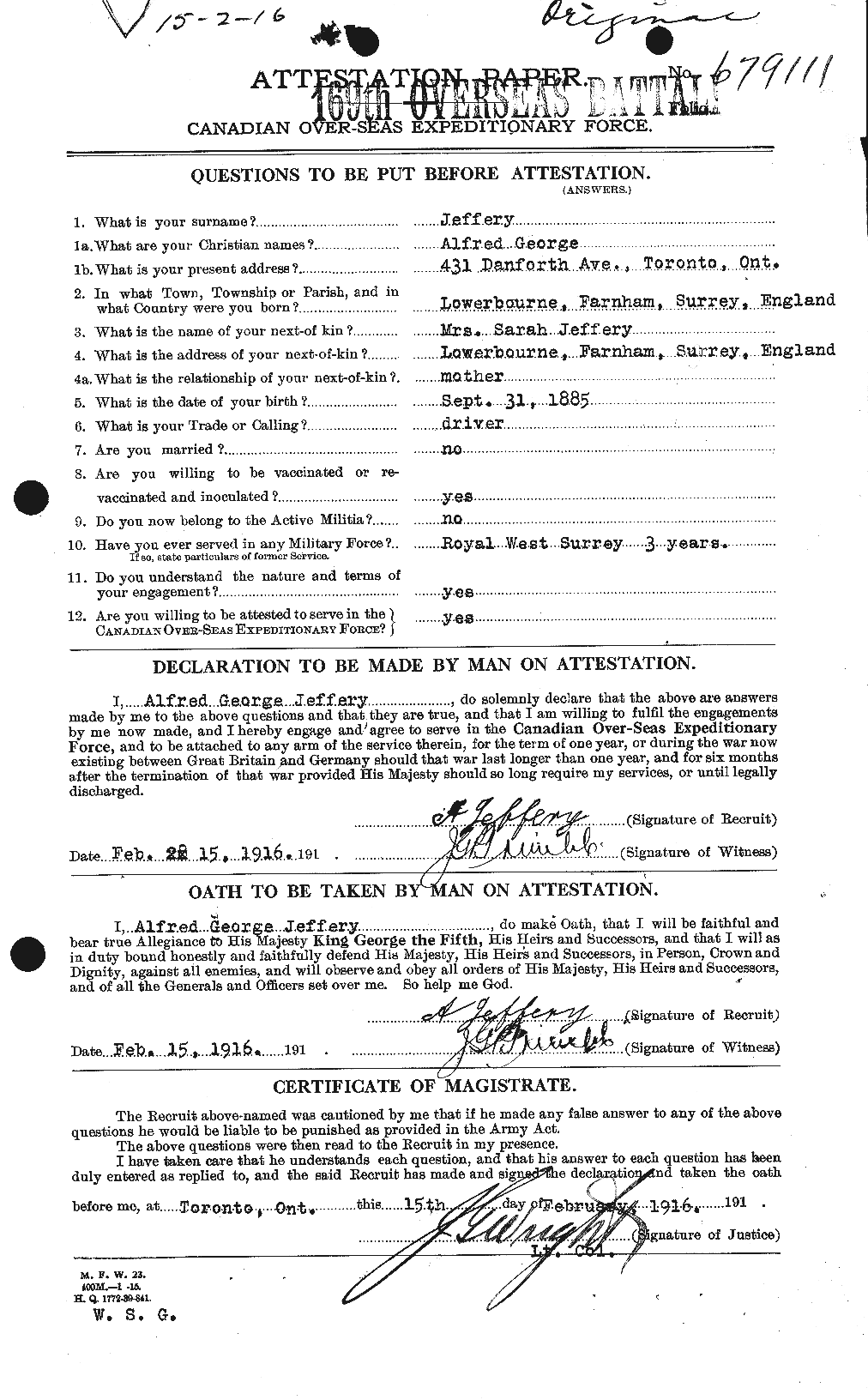 Personnel Records of the First World War - CEF 417706a