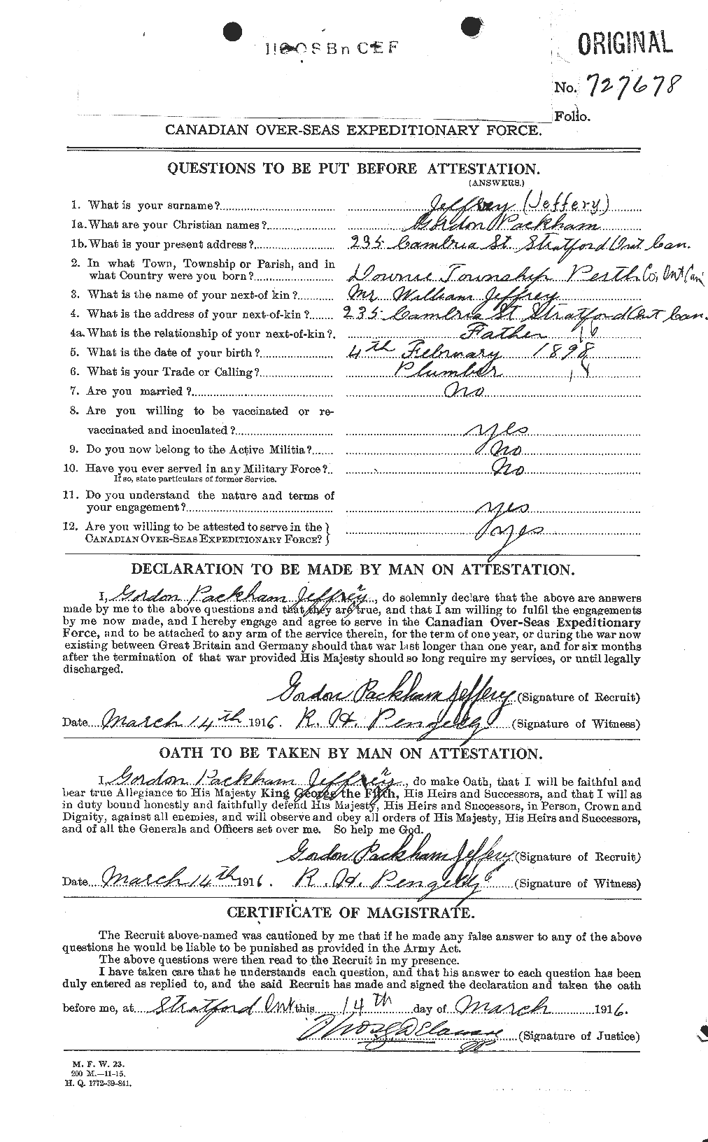 Personnel Records of the First World War - CEF 417757a