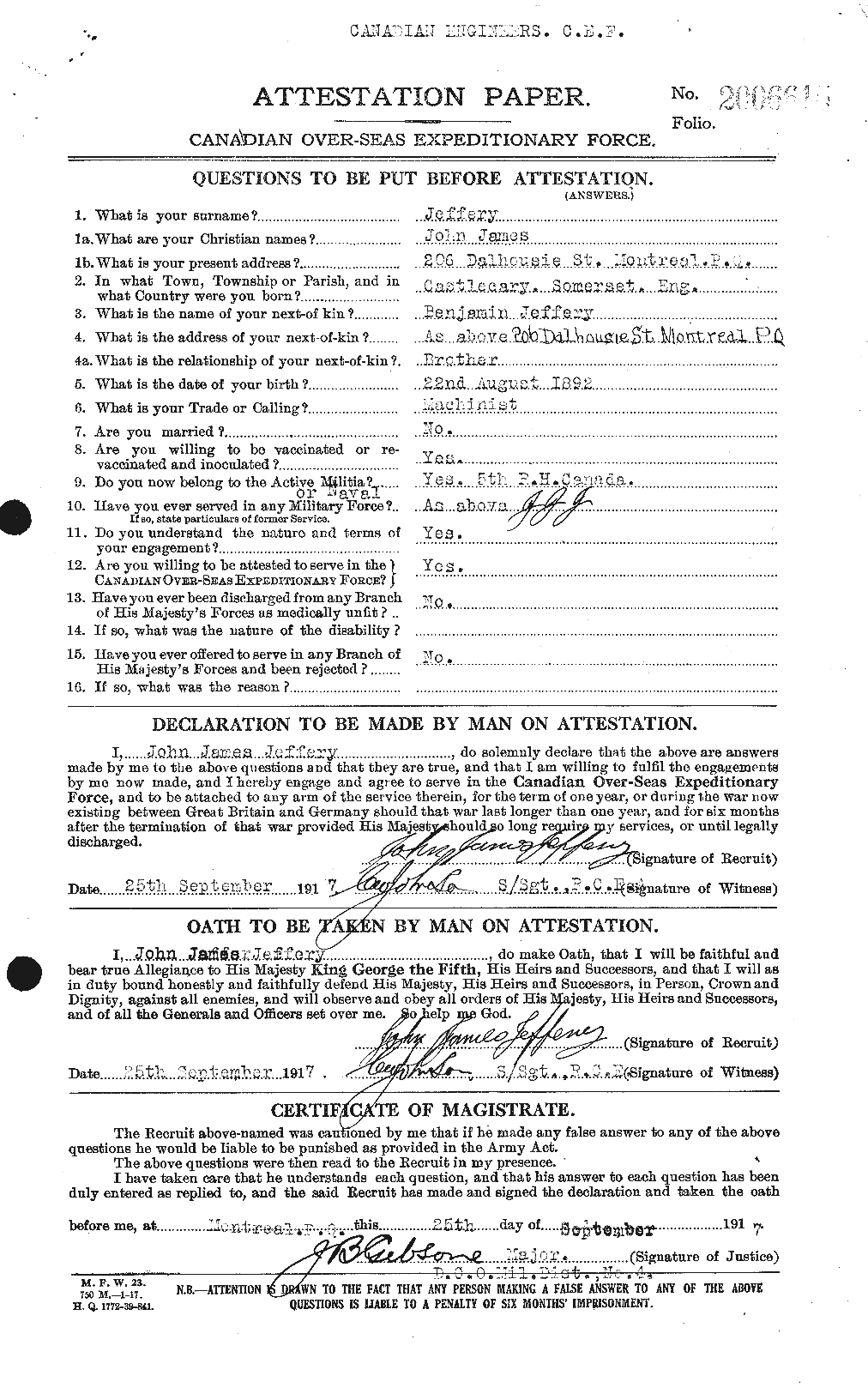 Personnel Records of the First World War - CEF 417780a