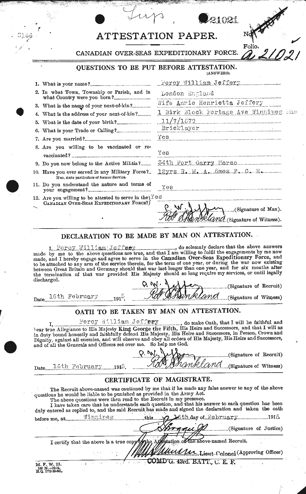 Personnel Records of the First World War - CEF 417793a