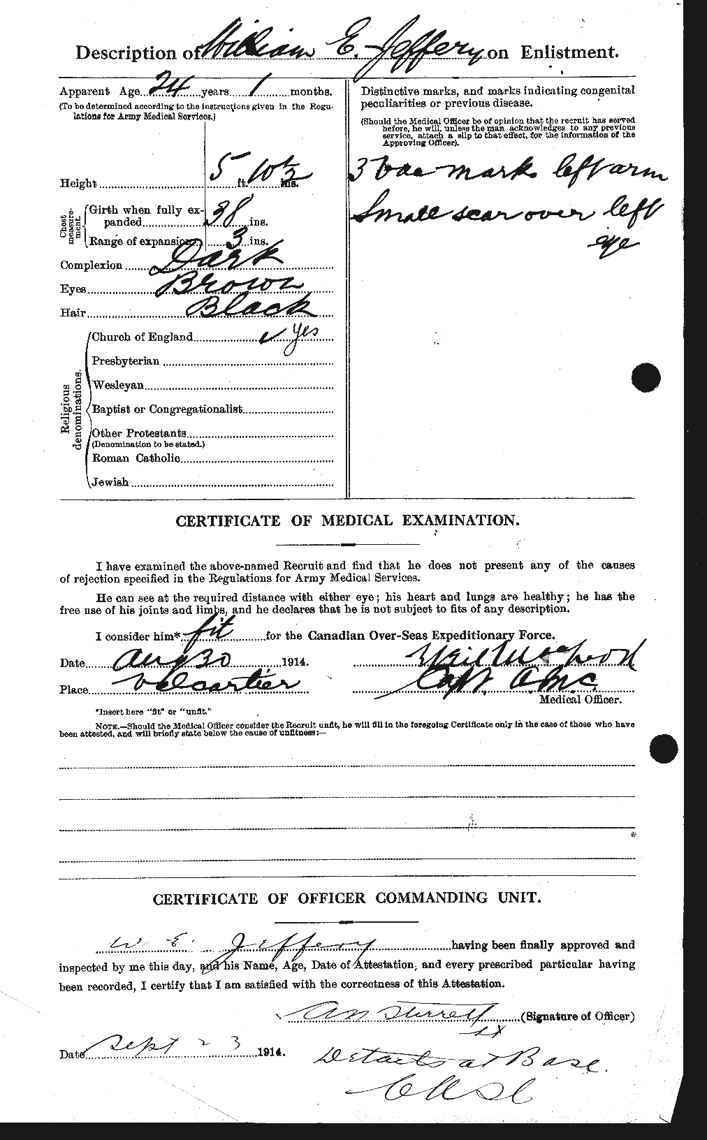 Personnel Records of the First World War - CEF 417811b