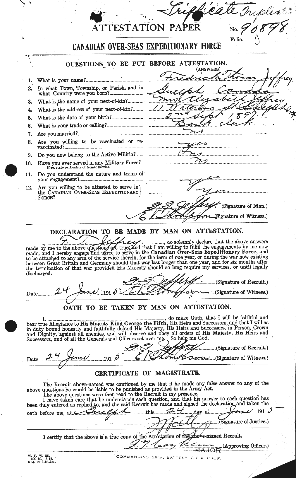 Personnel Records of the First World War - CEF 417886a
