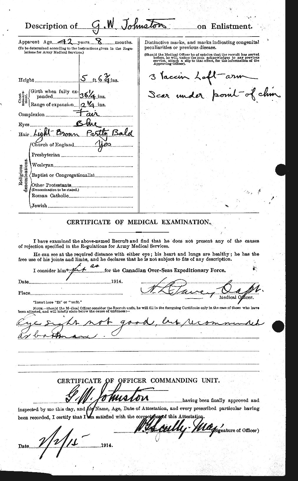 Personnel Records of the First World War - CEF 419455b