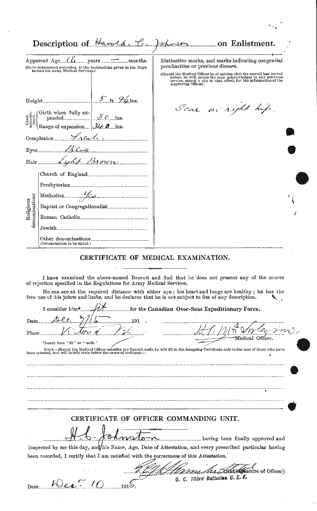 Personnel Records of the First World War - CEF 419488b