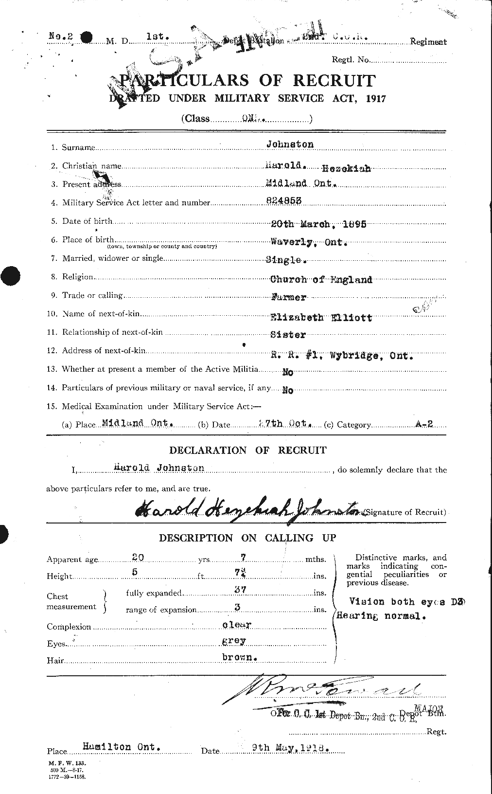 Personnel Records of the First World War - CEF 419490a