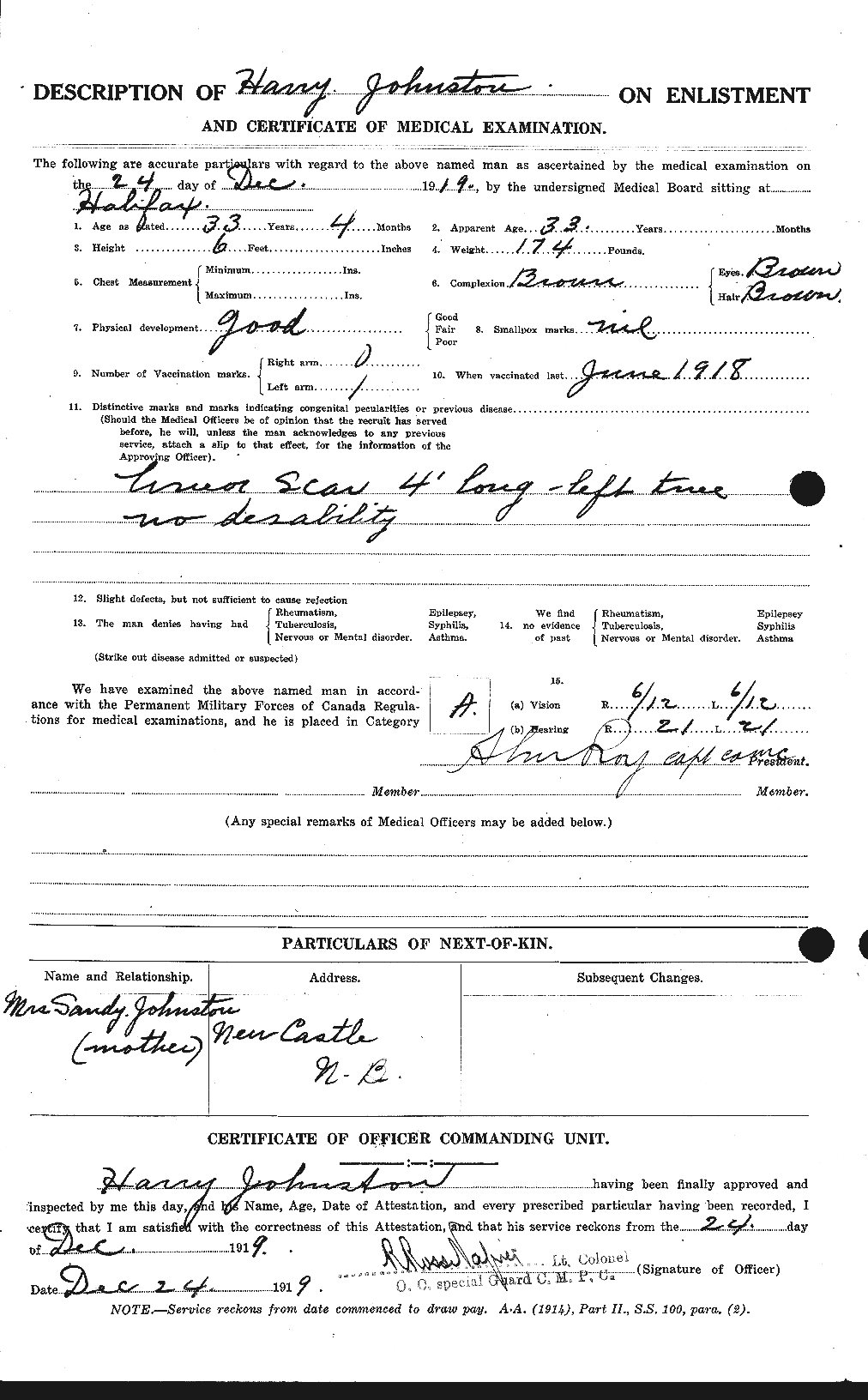 Personnel Records of the First World War - CEF 419501b