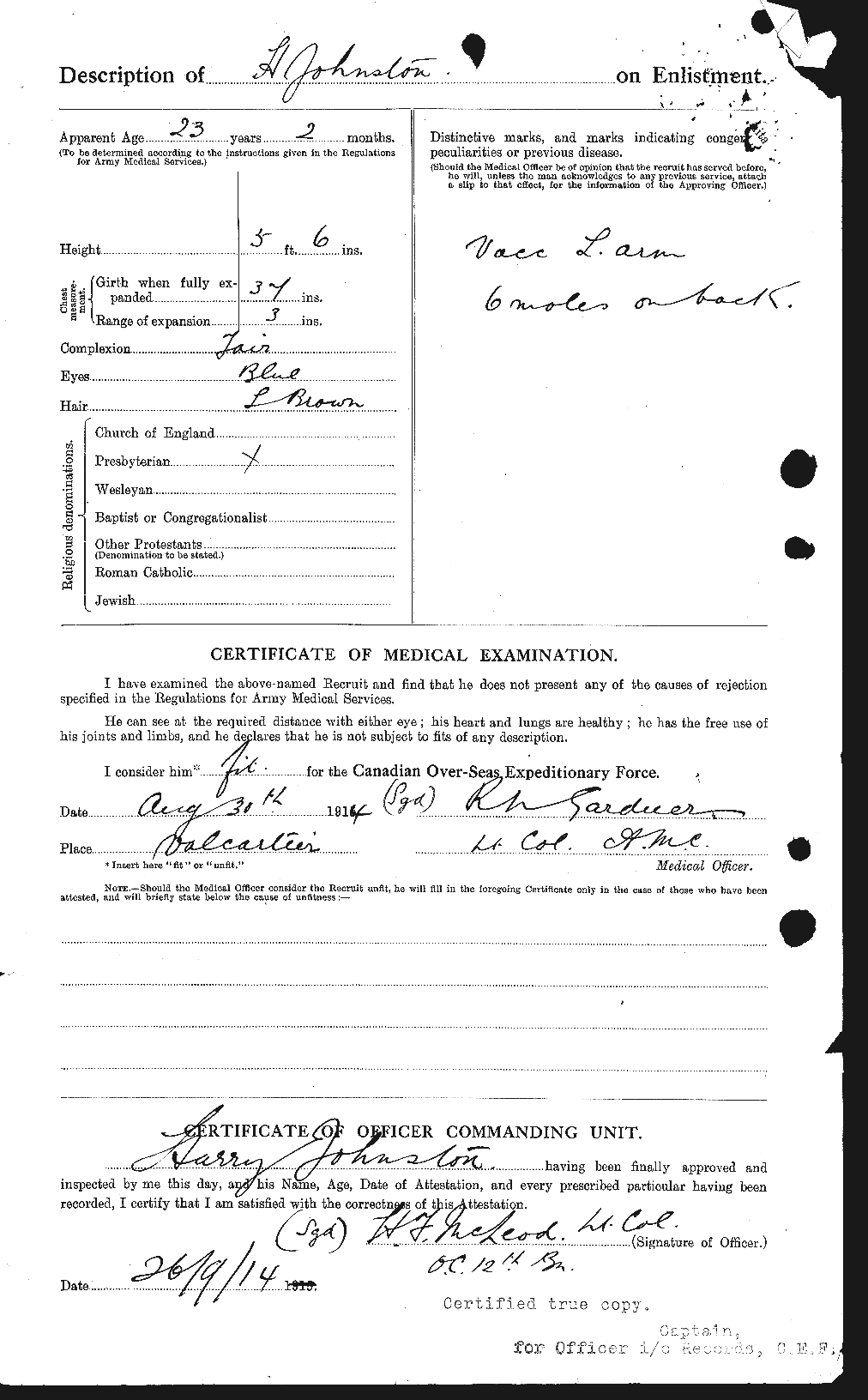 Personnel Records of the First World War - CEF 419517b