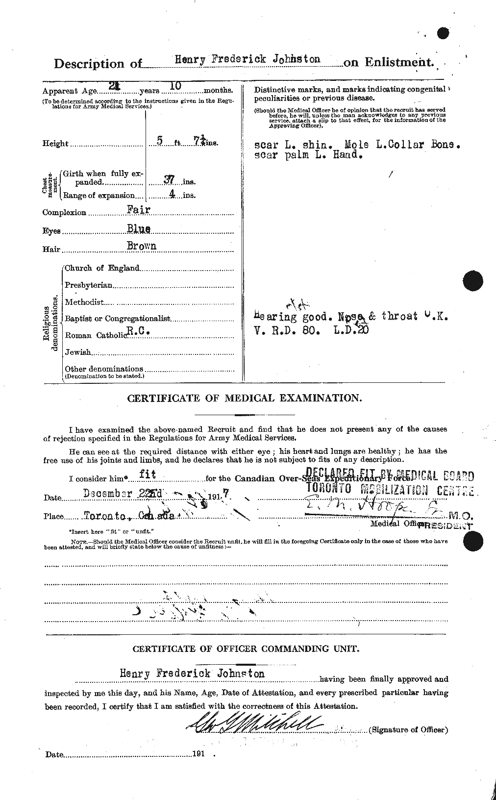 Personnel Records of the First World War - CEF 419541b